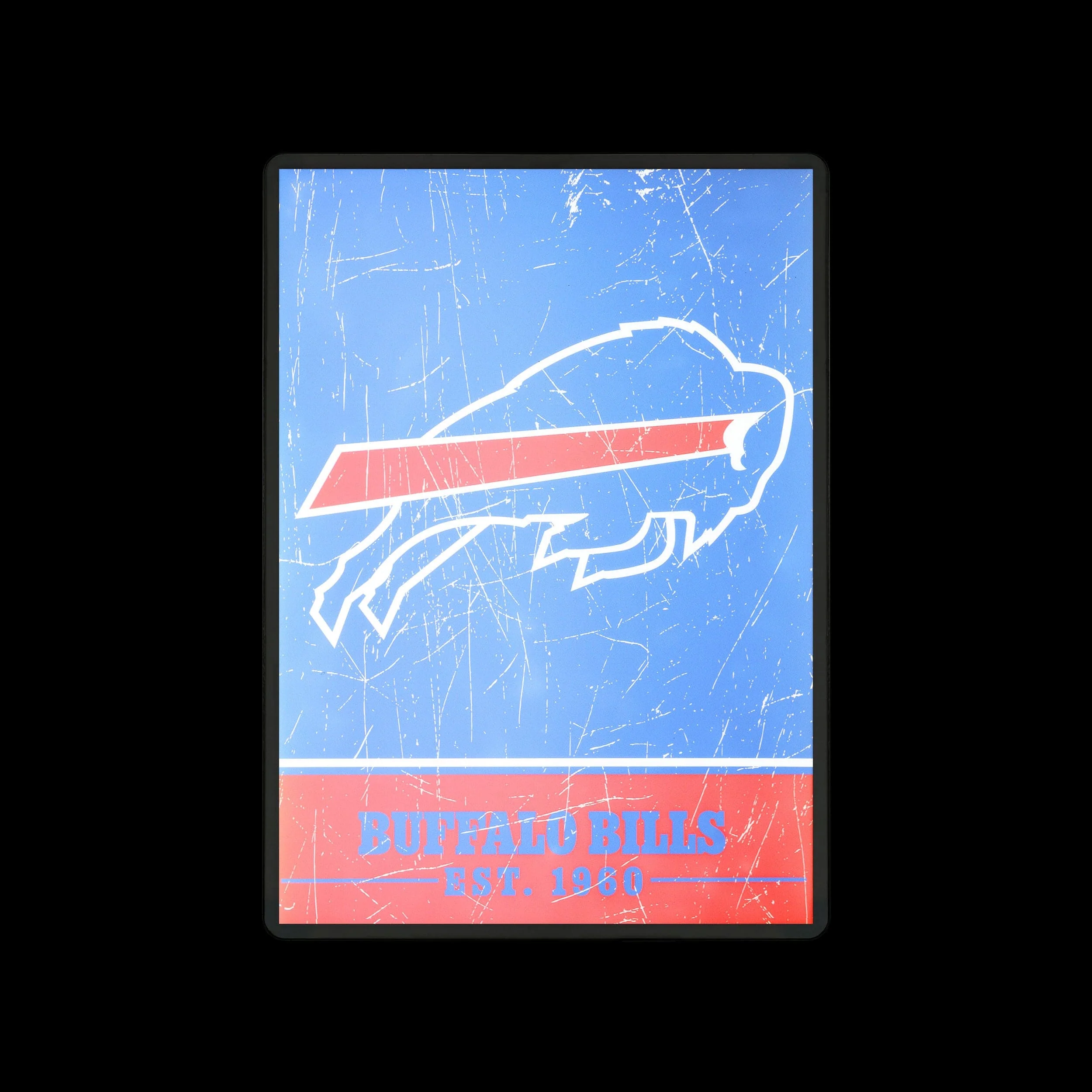 Buffalo Bills NFL Big Logo Backlit Sign - Image 2