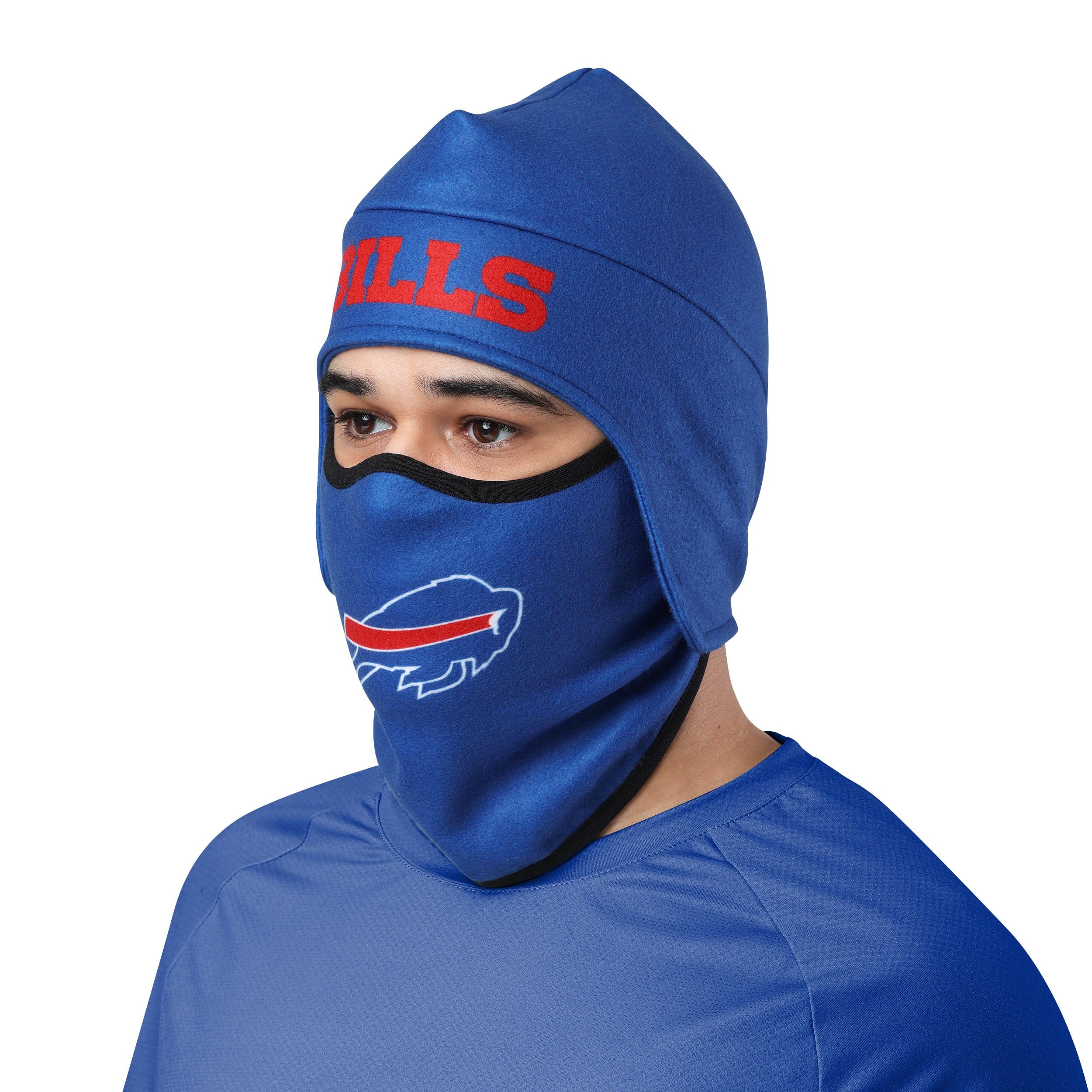 Buffalo Bills NFL Big Logo Beanie With Gaiter - Image 2