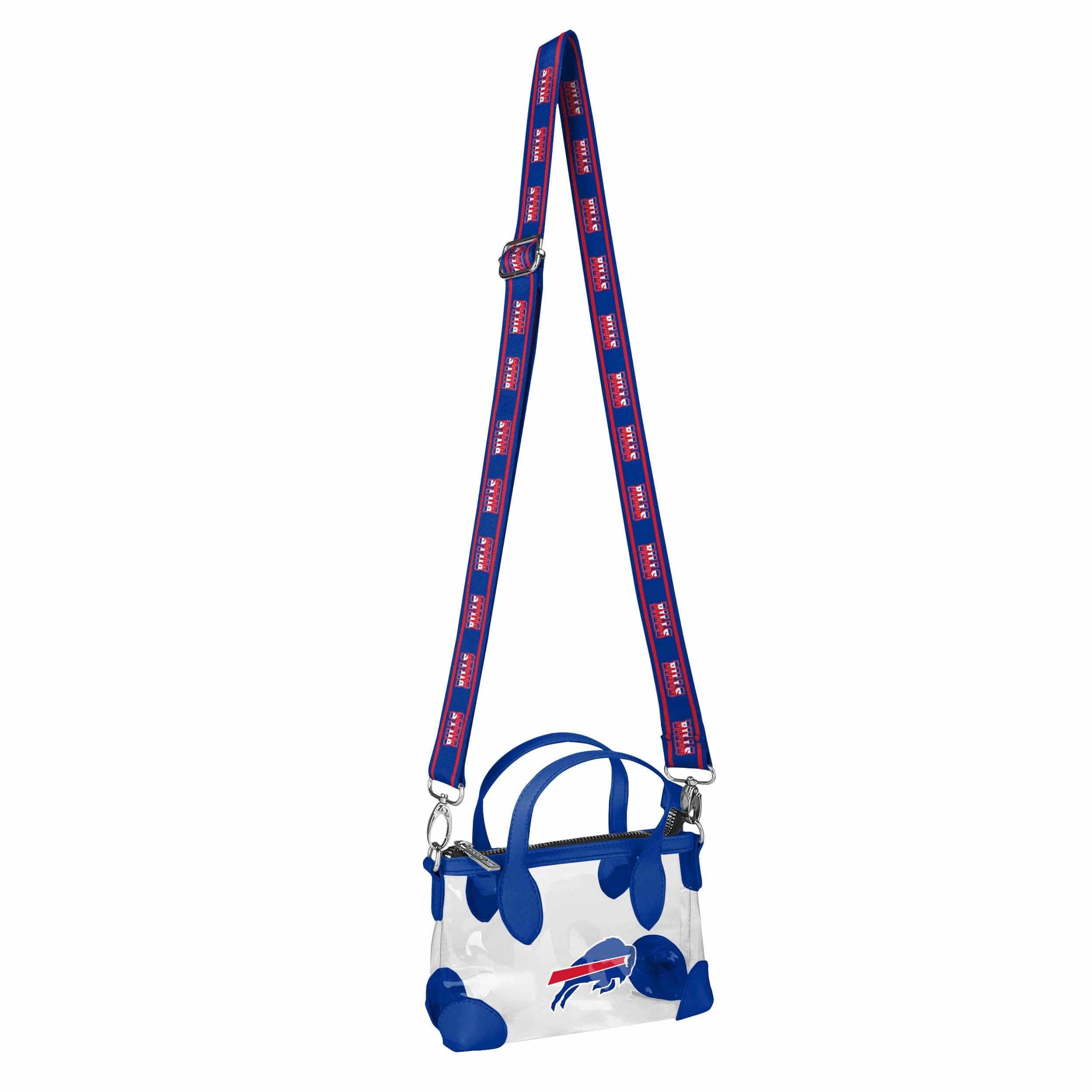 Buffalo Bills NFL Big Logo Clear Crossbody Mini Purse - Image 3