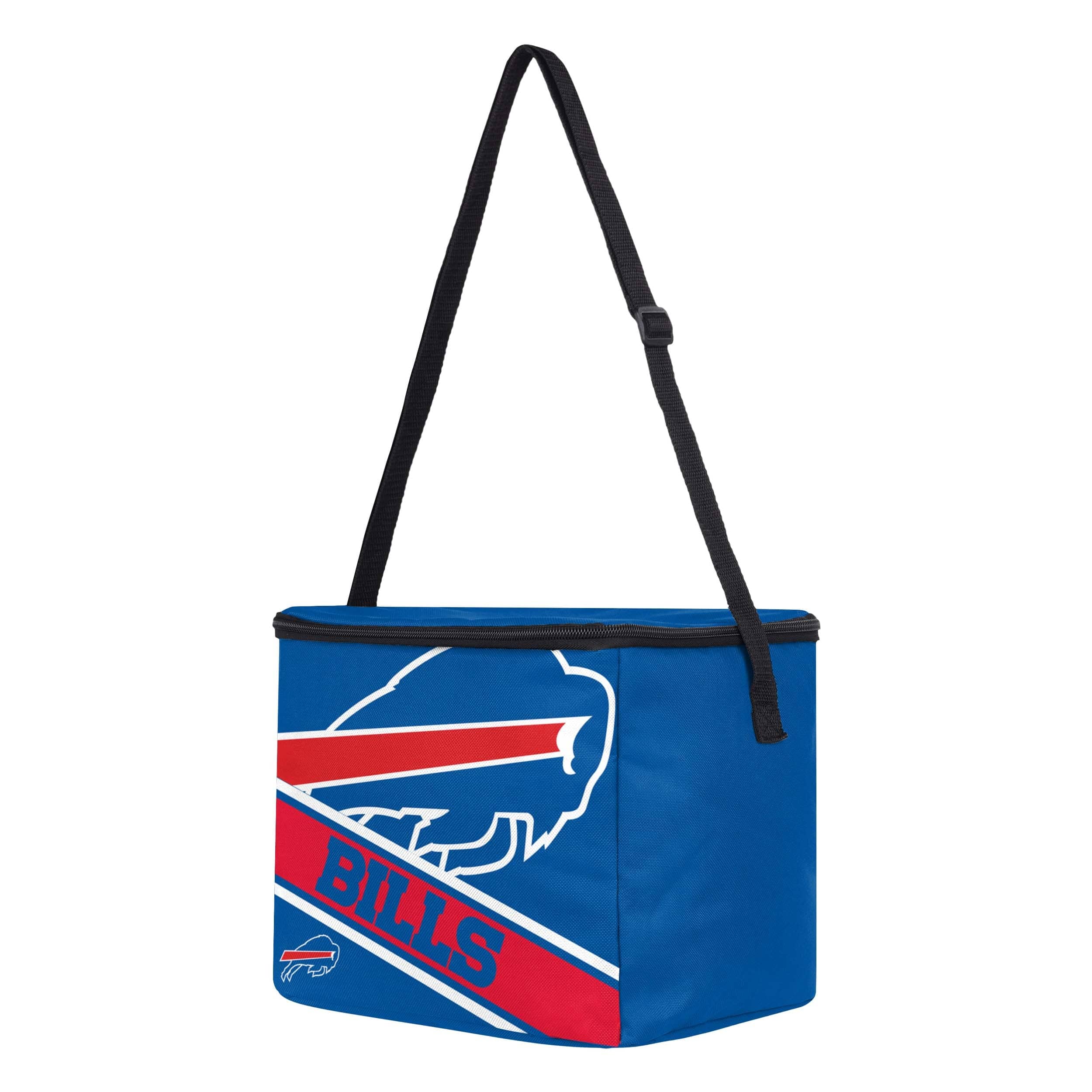 Buffalo Bills NFL Big Logo Stripe 12 Pack Cooler - Image 2