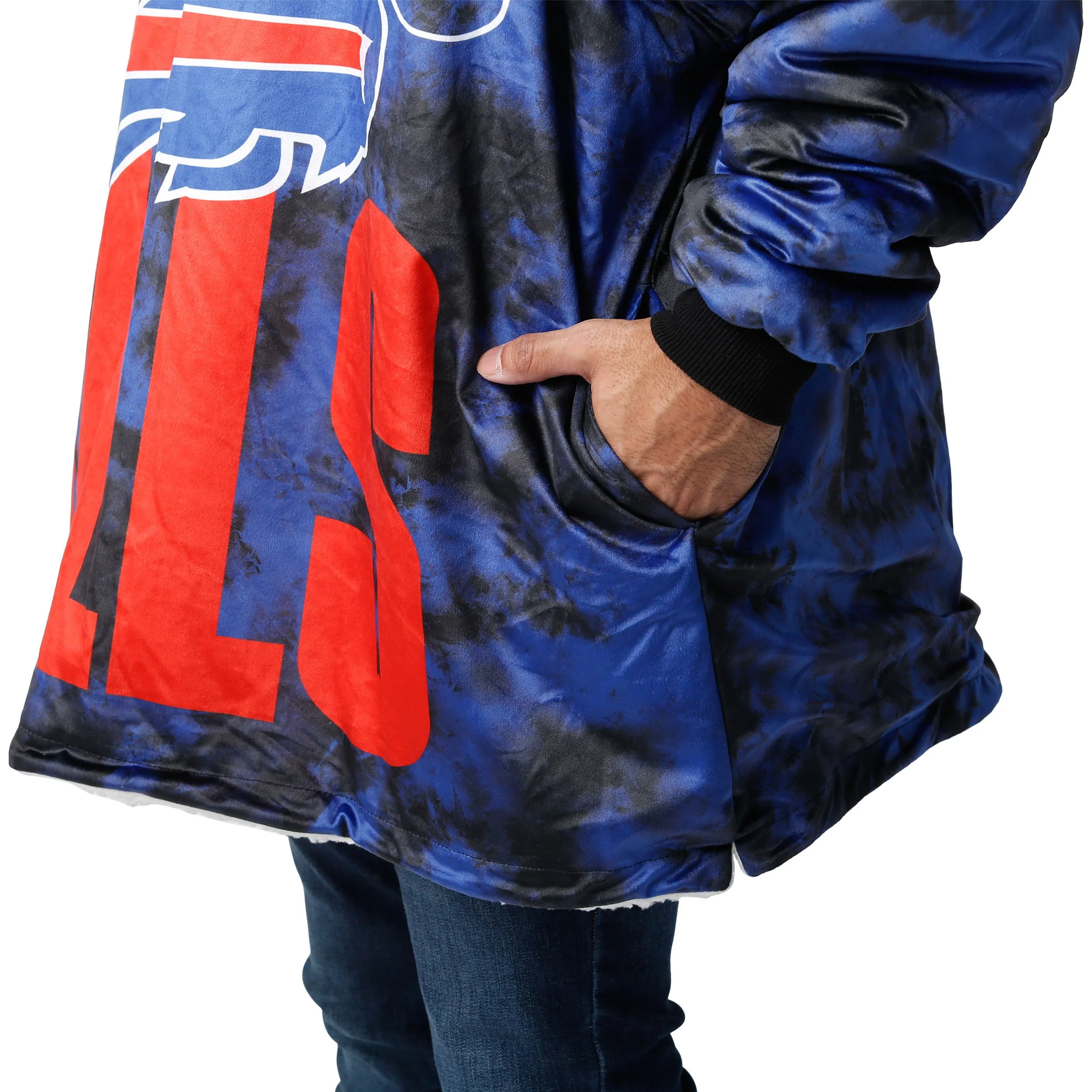 Buffalo Bills NFL Bold Logo Camo Hoodeez - Image 5