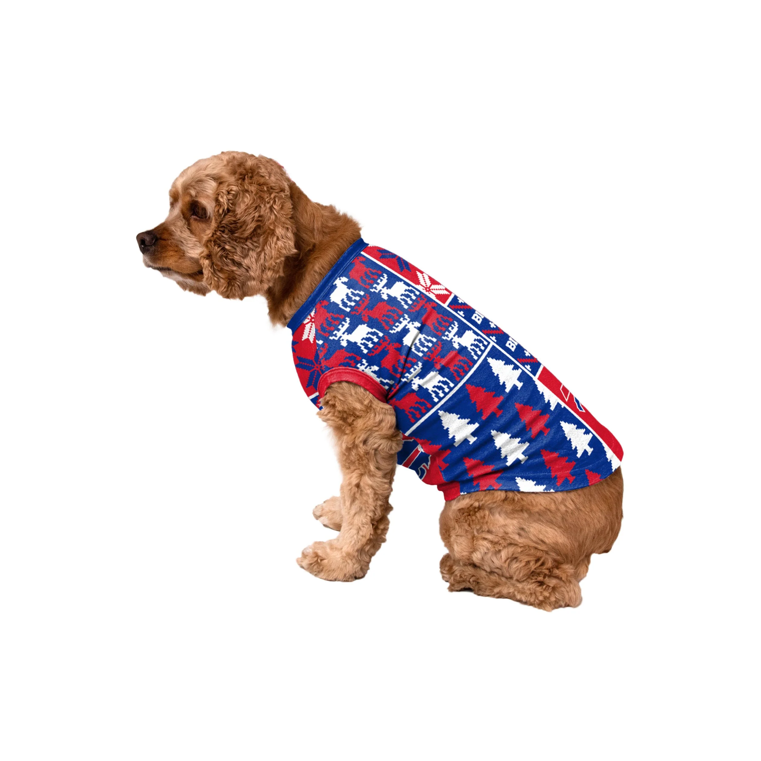 Buffalo Bills NFL Busy Block Dog Sweater