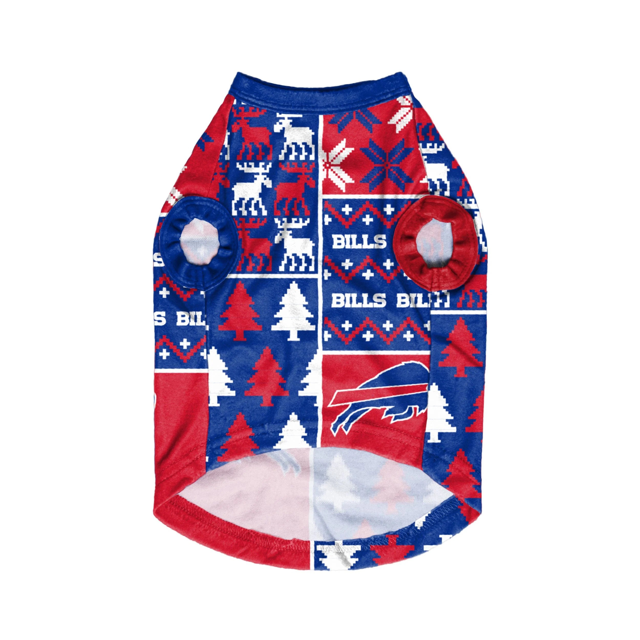 Buffalo Bills NFL Busy Block Dog Sweater - Image 3