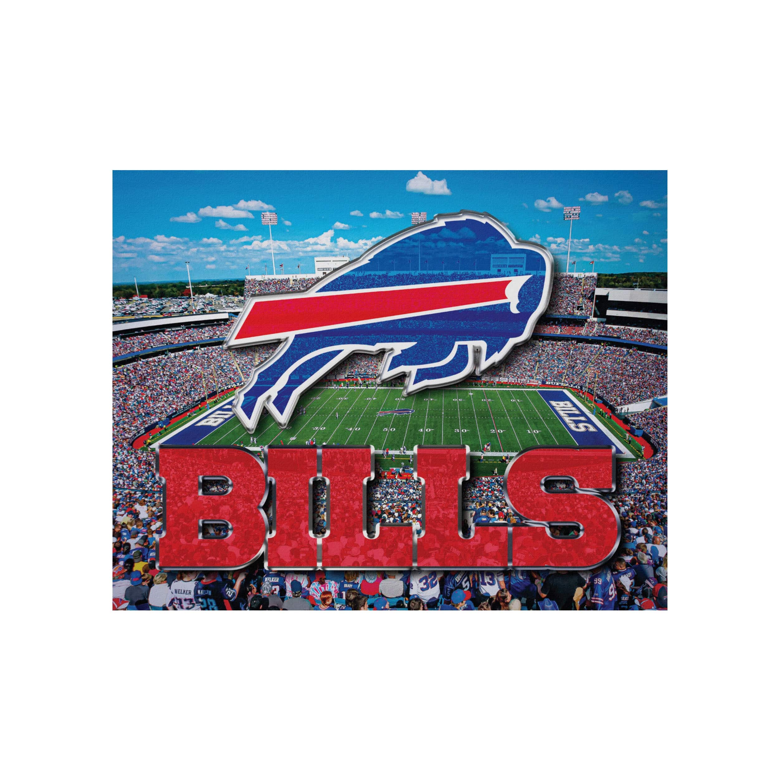 Buffalo Bills NFL Canvas Wall Sign