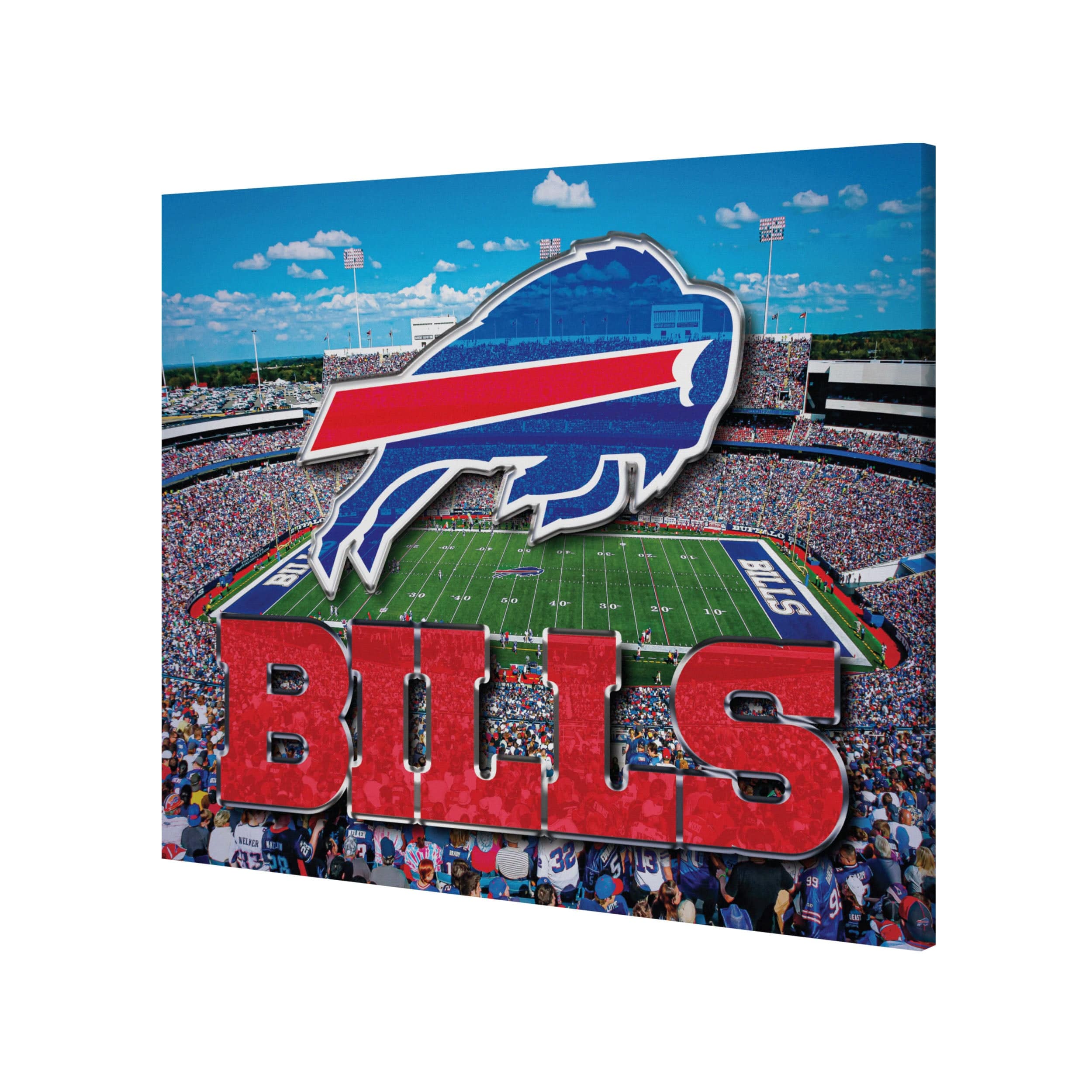 Buffalo Bills NFL Canvas Wall Sign - Image 2