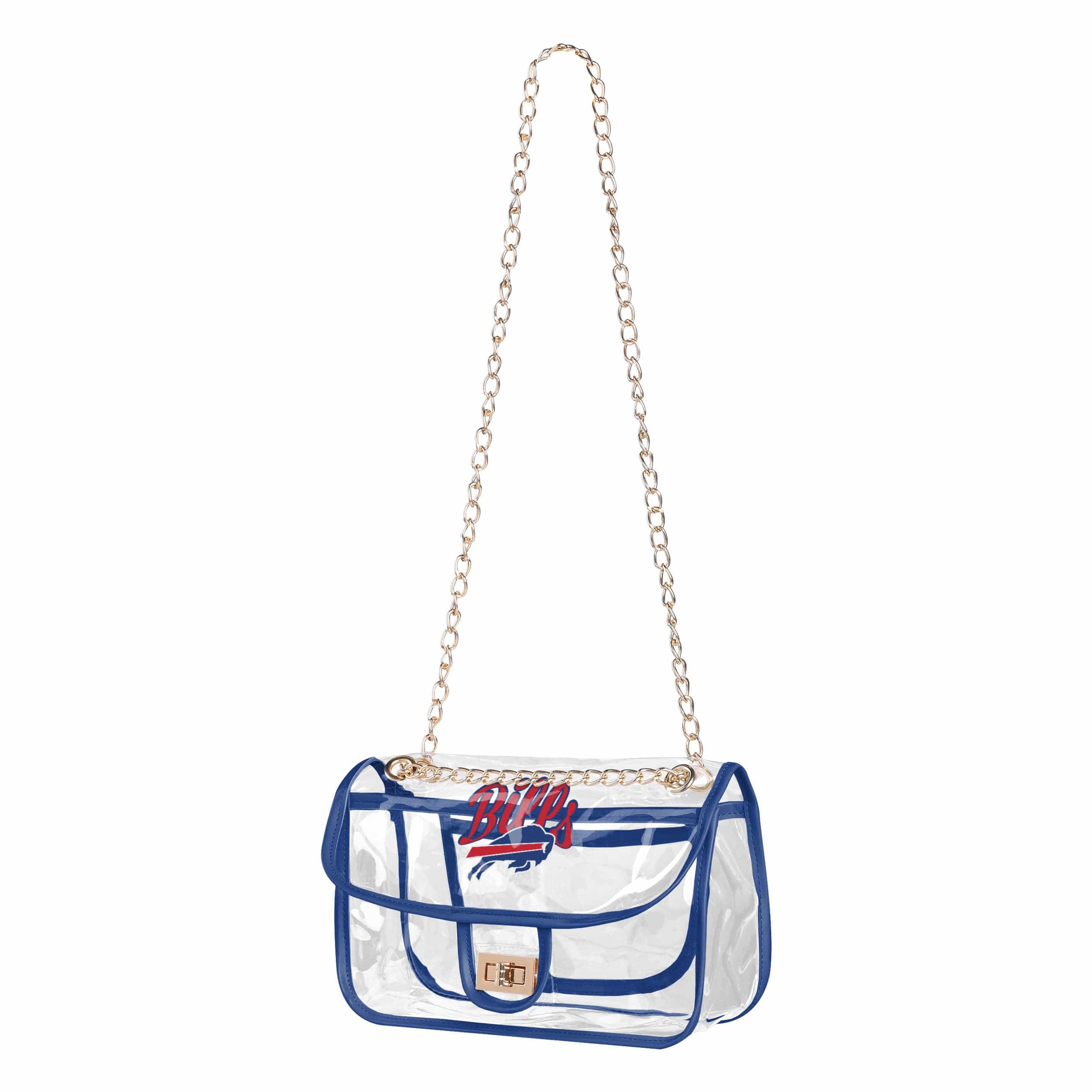 Buffalo Bills NFL Clear Crossbody Chain Bag - Image 2