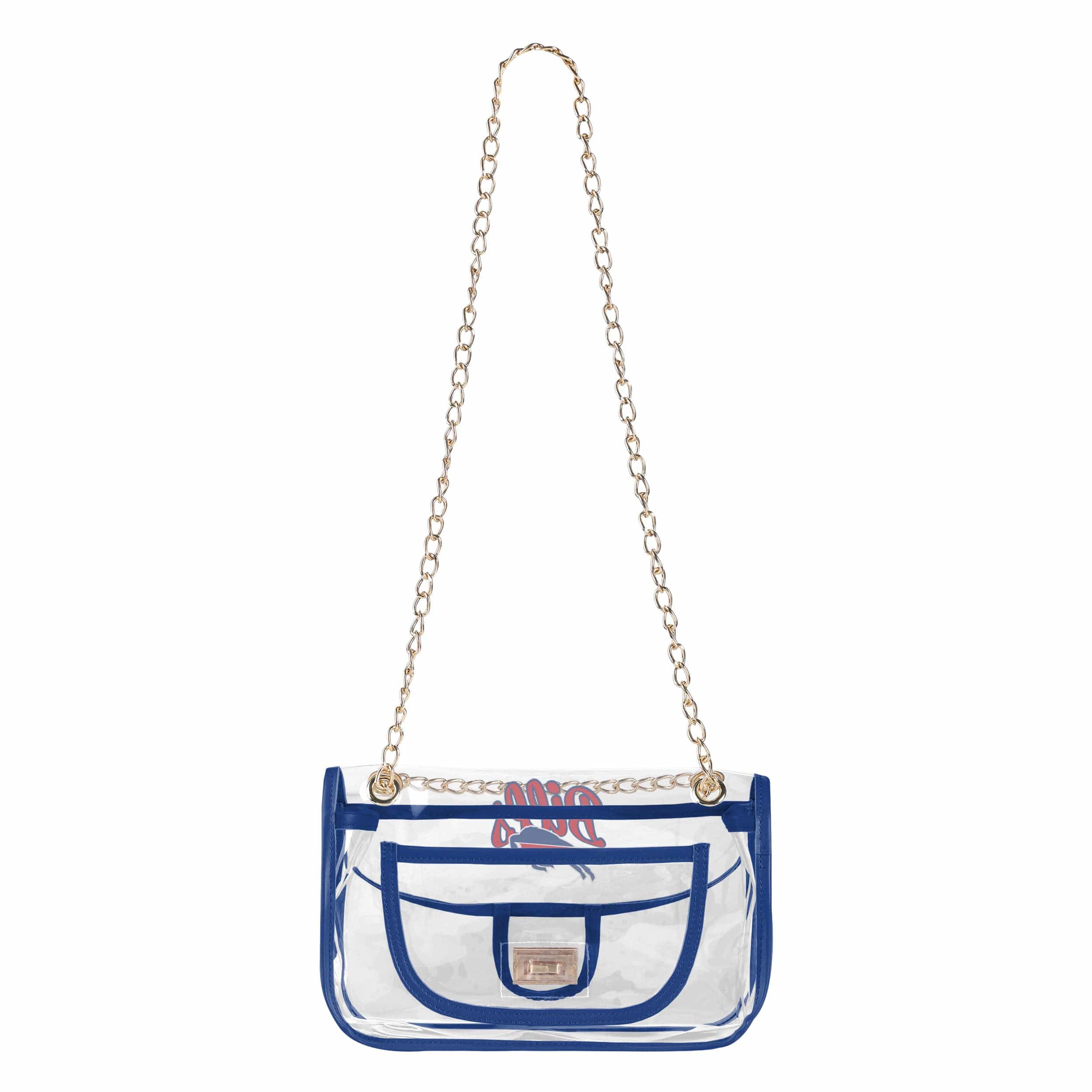 Buffalo Bills NFL Clear Crossbody Chain Bag - Image 4