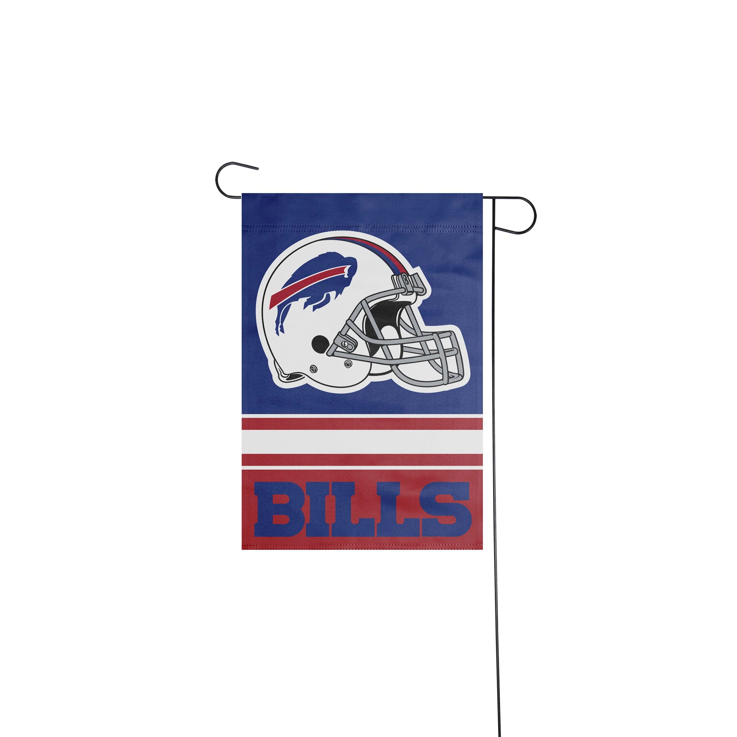 Buffalo Bills NFL Colorblock Helmet Garden Flag - Image 2