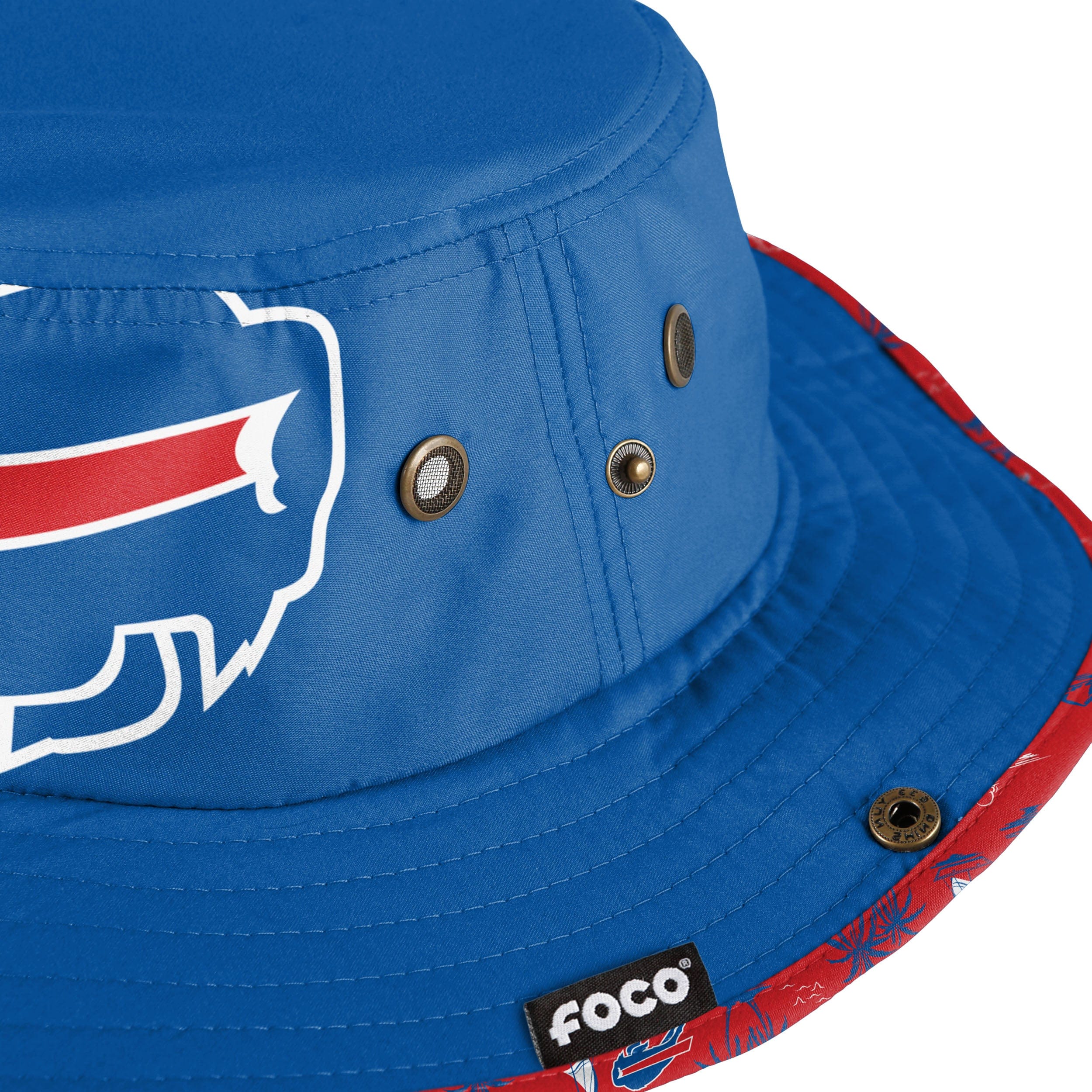 Buffalo Bills NFL Cropped Big Logo Hybrid Boonie Hat - Image 4