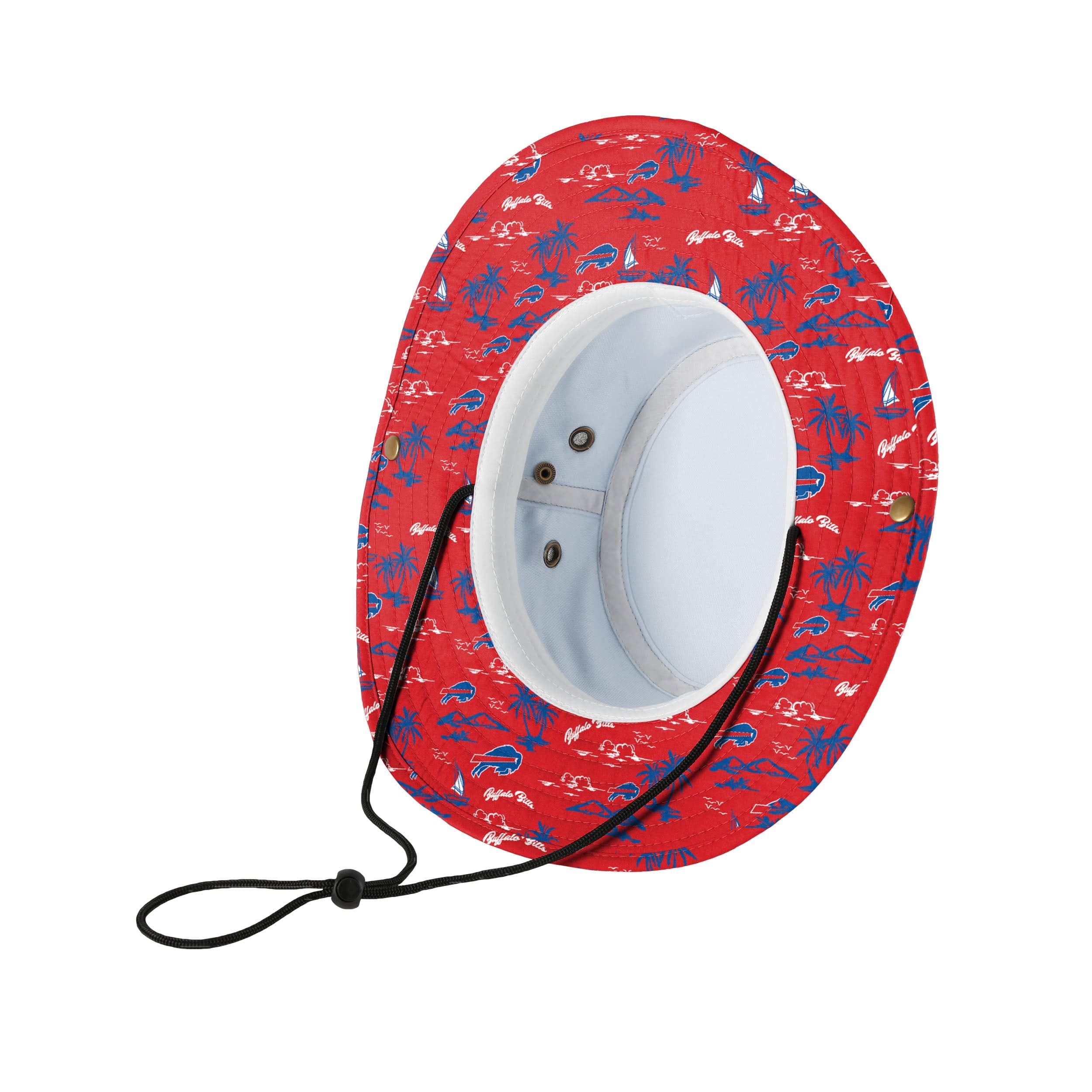 Buffalo Bills NFL Cropped Big Logo Hybrid Boonie Hat - Image 5