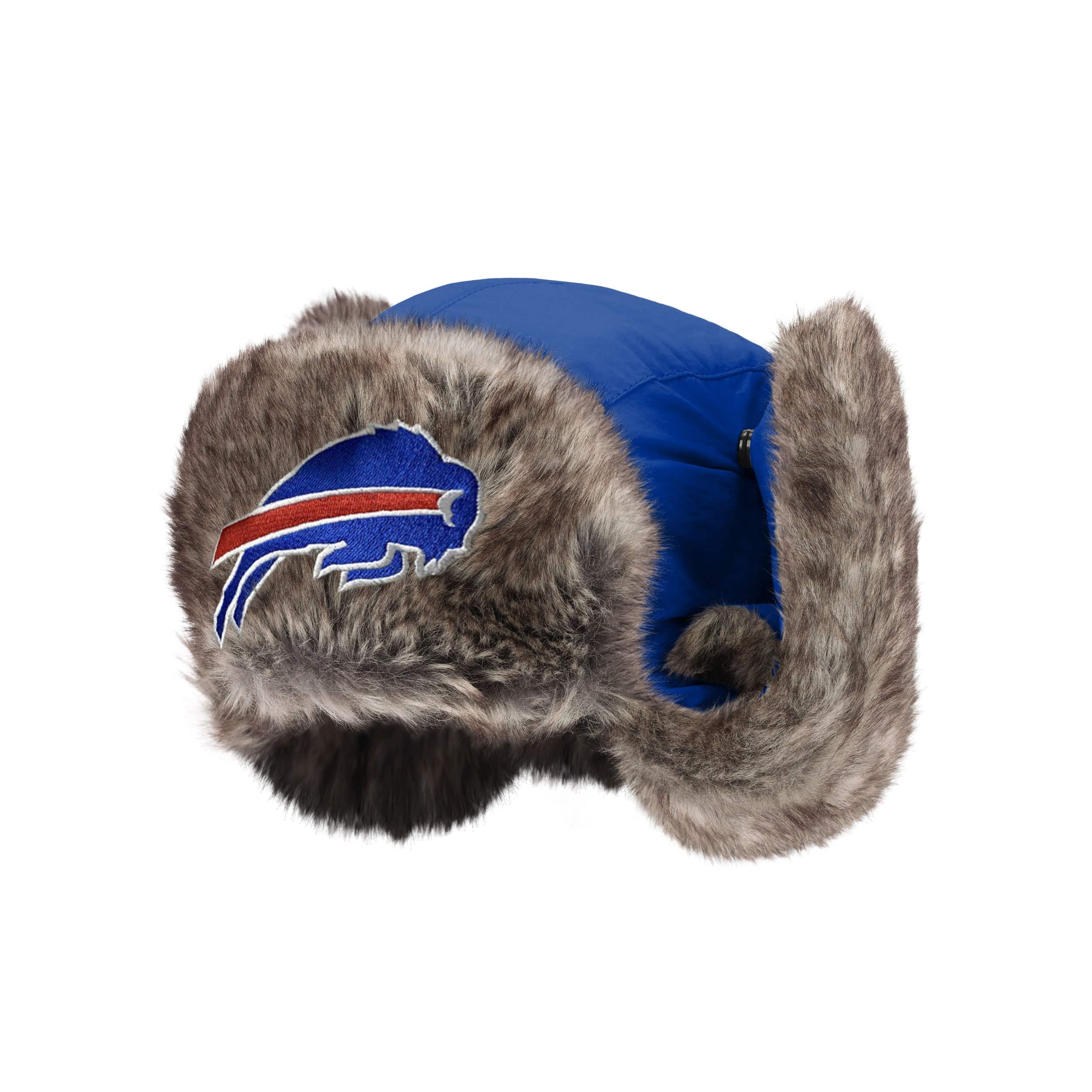 Buffalo Bills NFL Faux Fur Trapper Hat - Image 4