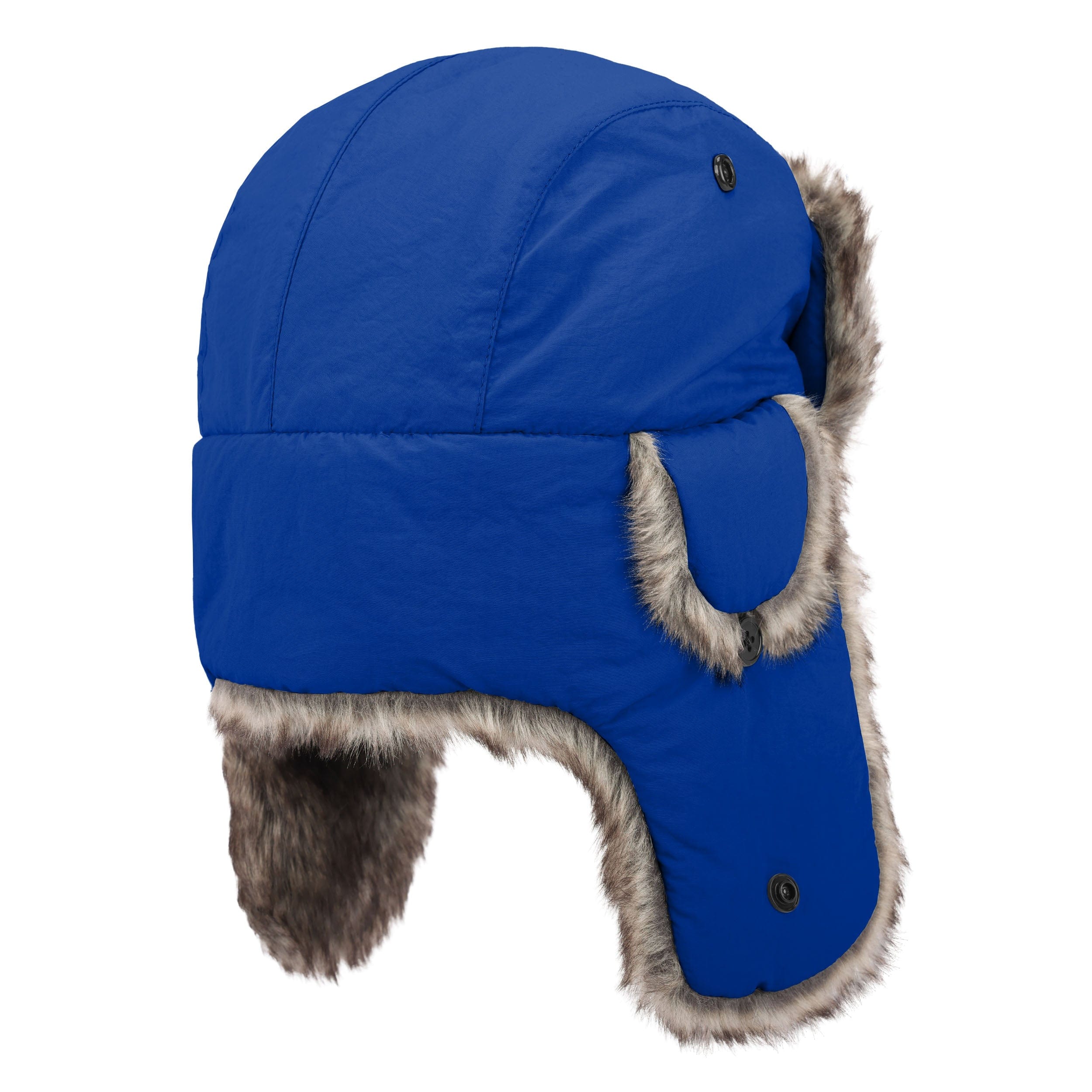 Buffalo Bills NFL Faux Fur Trapper Hat - Image 5