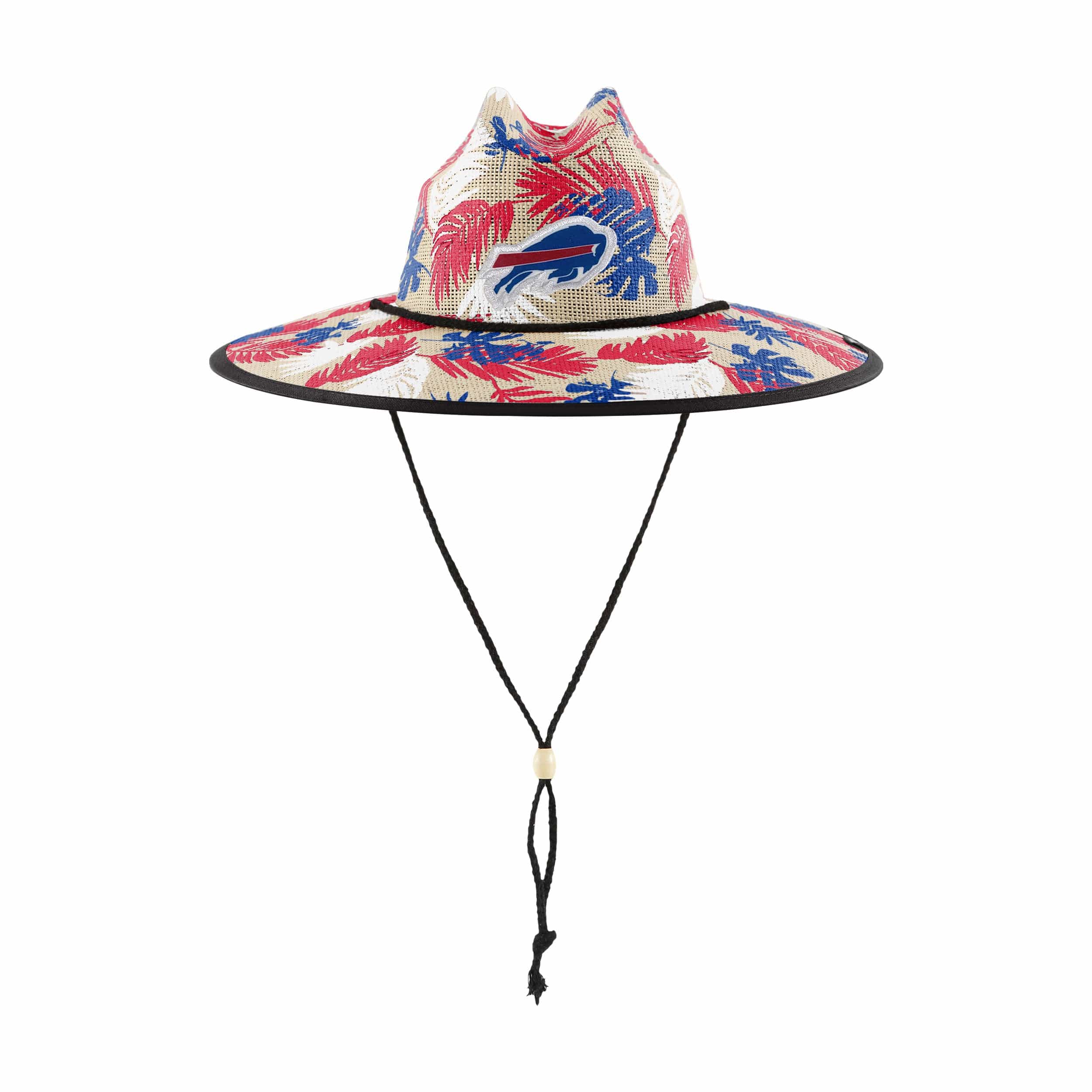 Buffalo Bills NFL Floral Printed Straw Hat - Image 3
