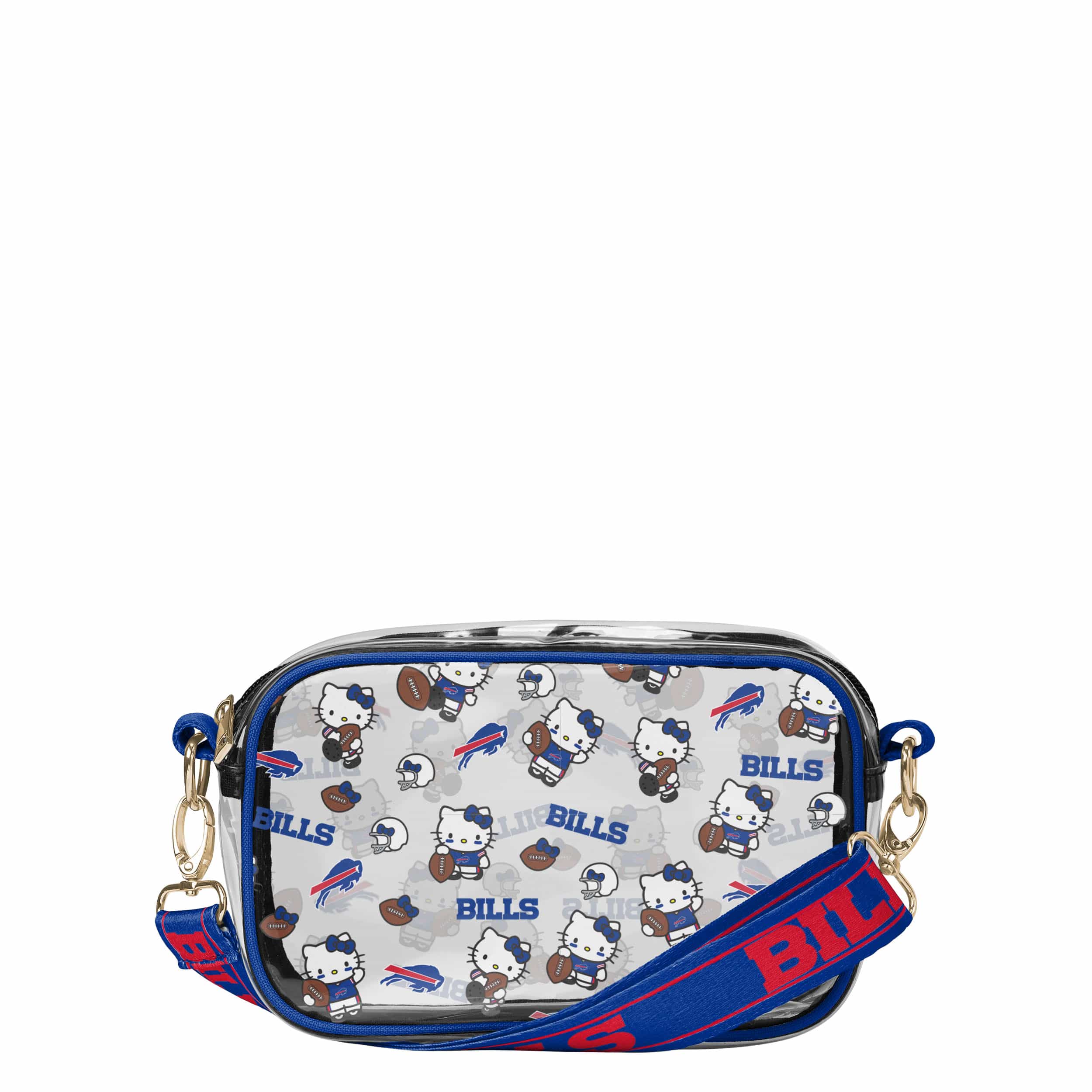 Buffalo Bills NFL Hello Kitty® Clear Crossbody Bag - (PREORDER - SHIPS MID JUNE)
