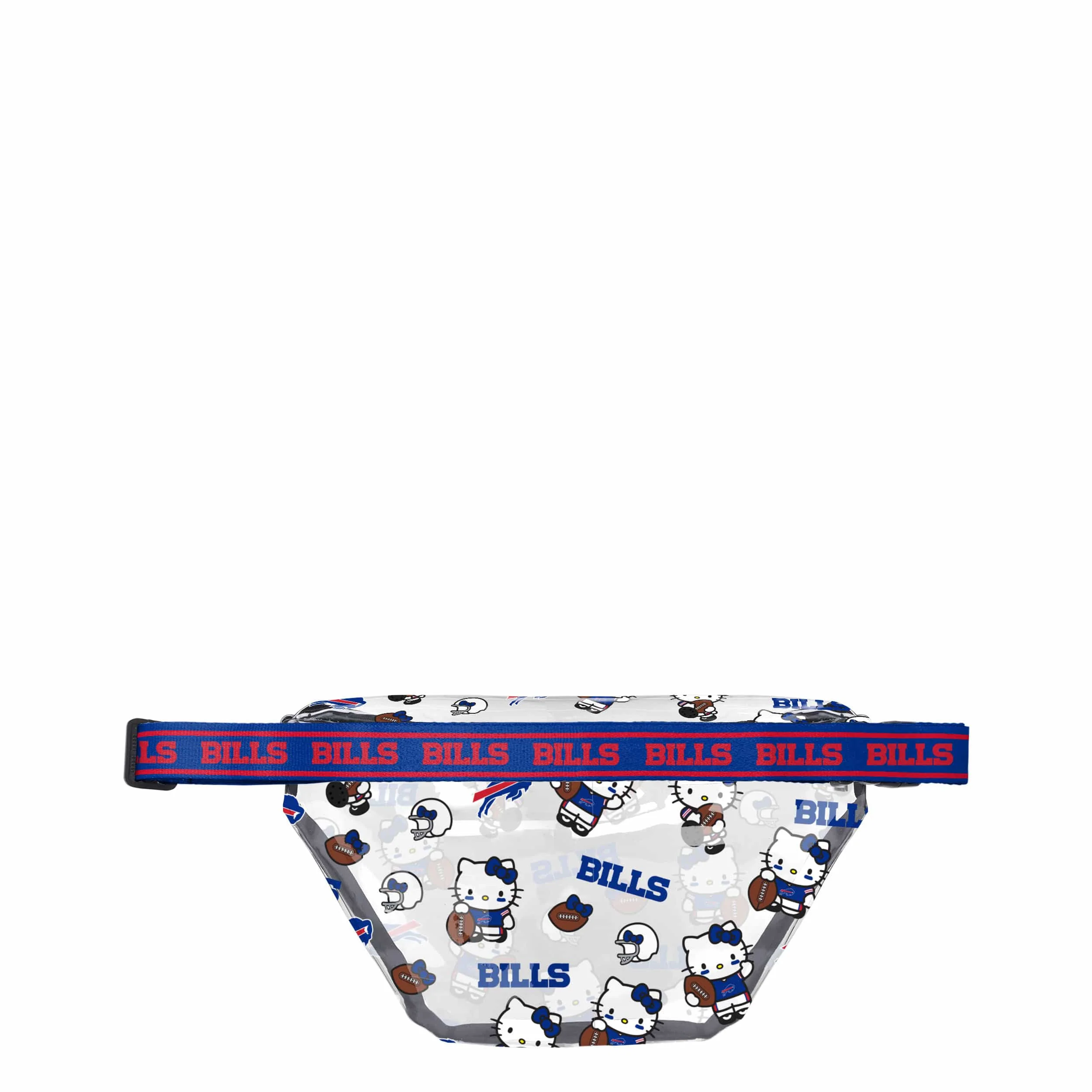Buffalo Bills NFL Hello Kitty® Clear Fanny Pack (PREORDER - SHIPS MID JULY) - Image 2