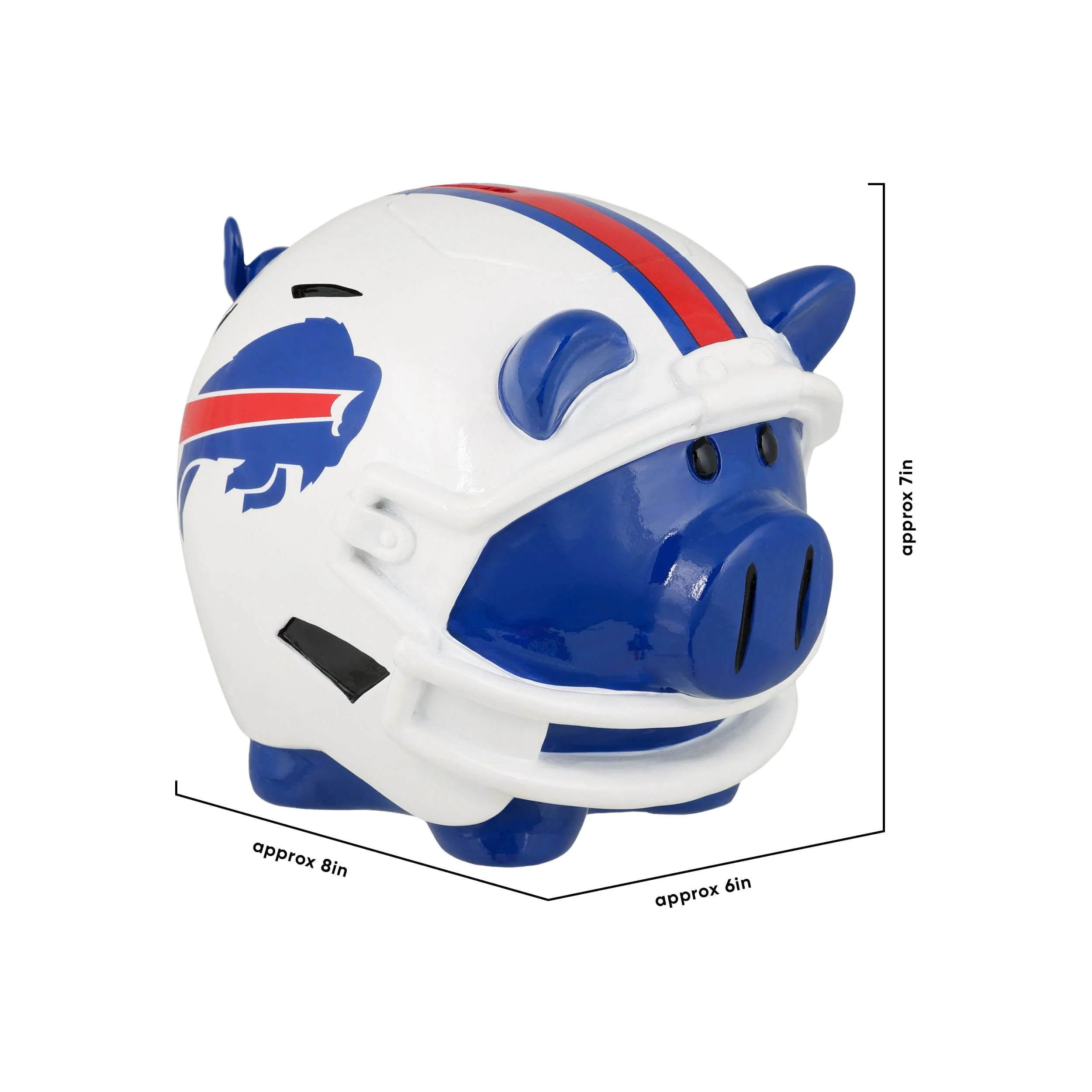 Buffalo Bills NFL Helmet Piggy Bank - Image 4