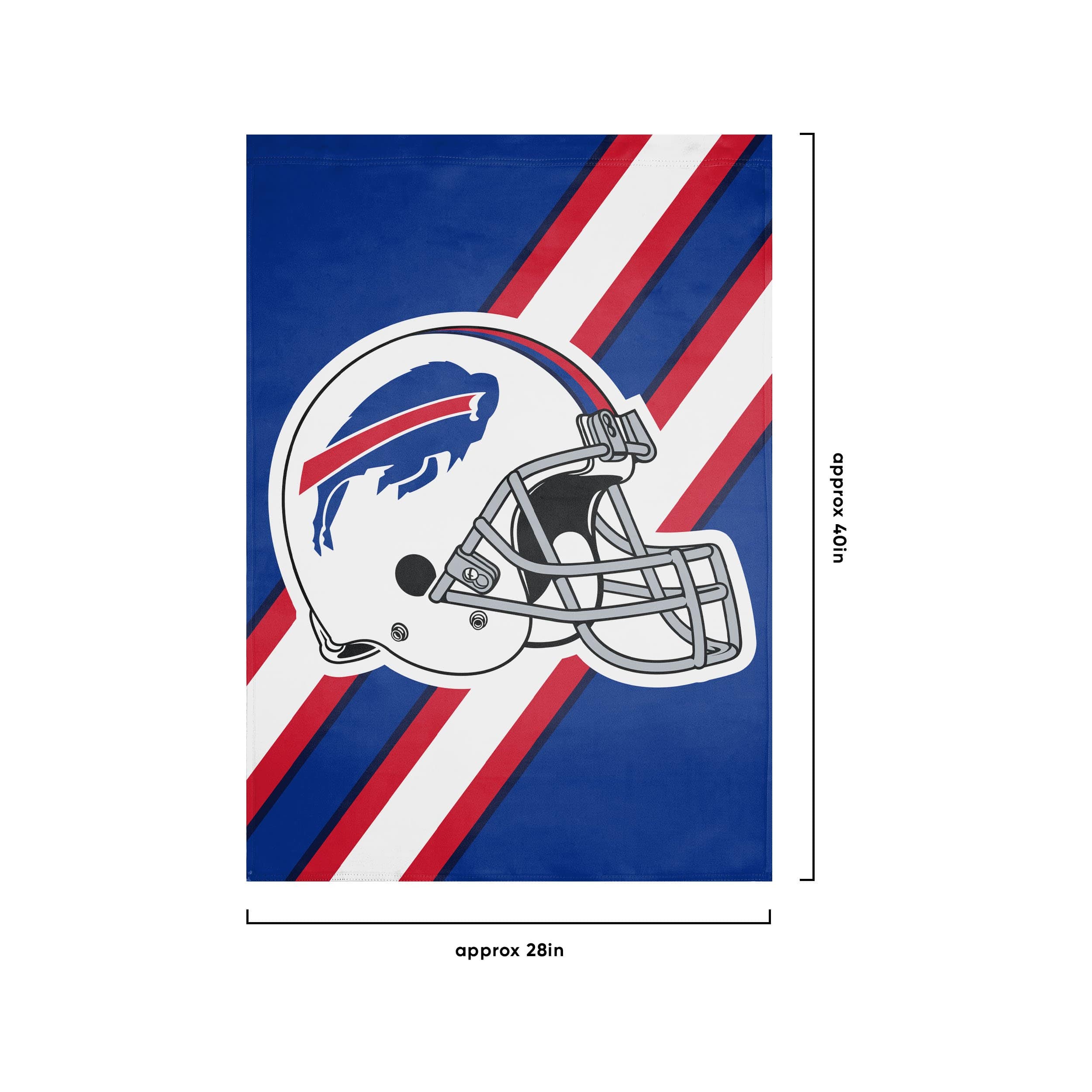 Buffalo Bills NFL Helmet Vertical Flag - Image 3