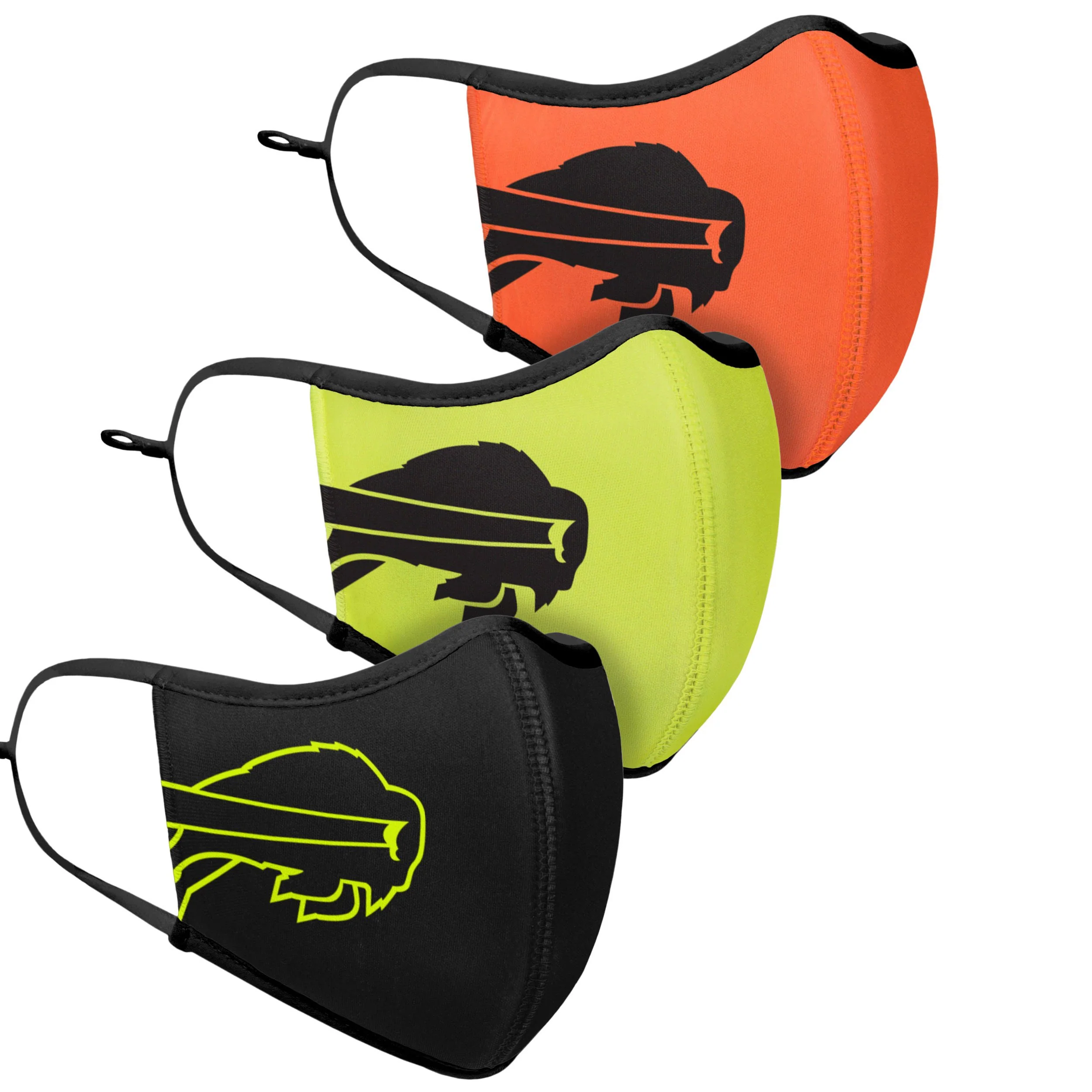 Buffalo Bills NFL Highlights Sport 3 Pack Face Cover - Image 3