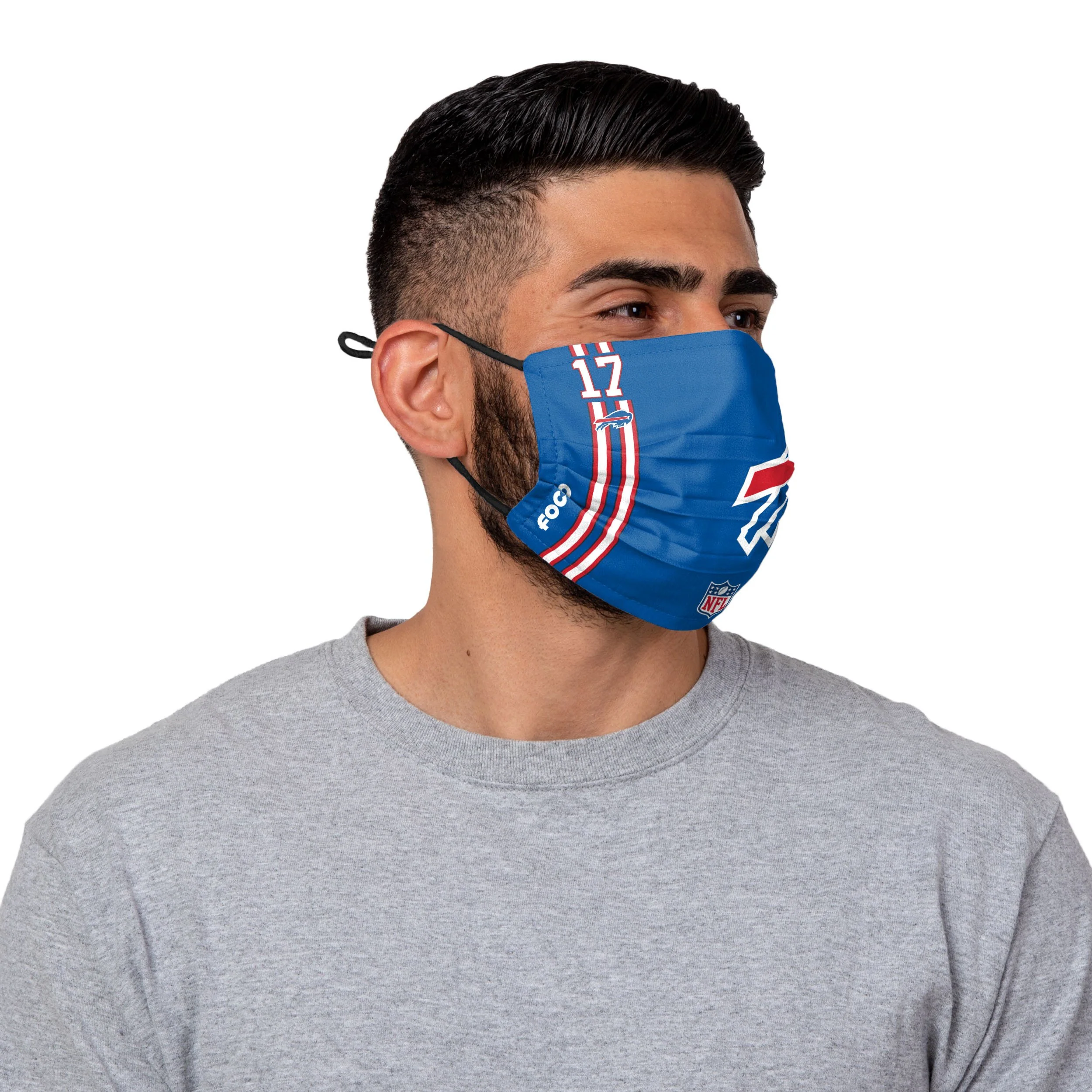 Buffalo Bills NFL Josh Allen On-Field Sideline Logo Face Cover - Image 2