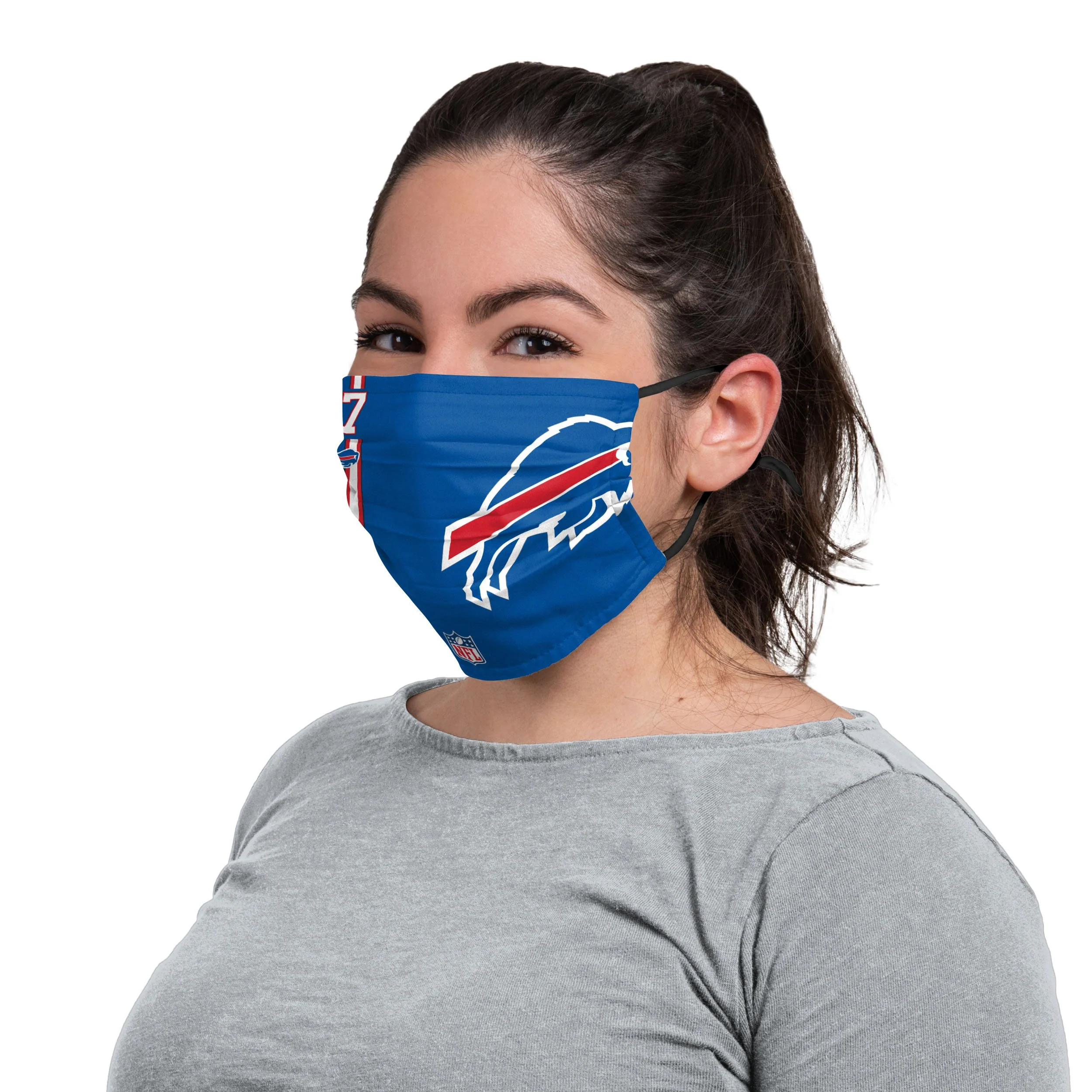 Buffalo Bills NFL Josh Allen On-Field Sideline Logo Face Cover - Image 3