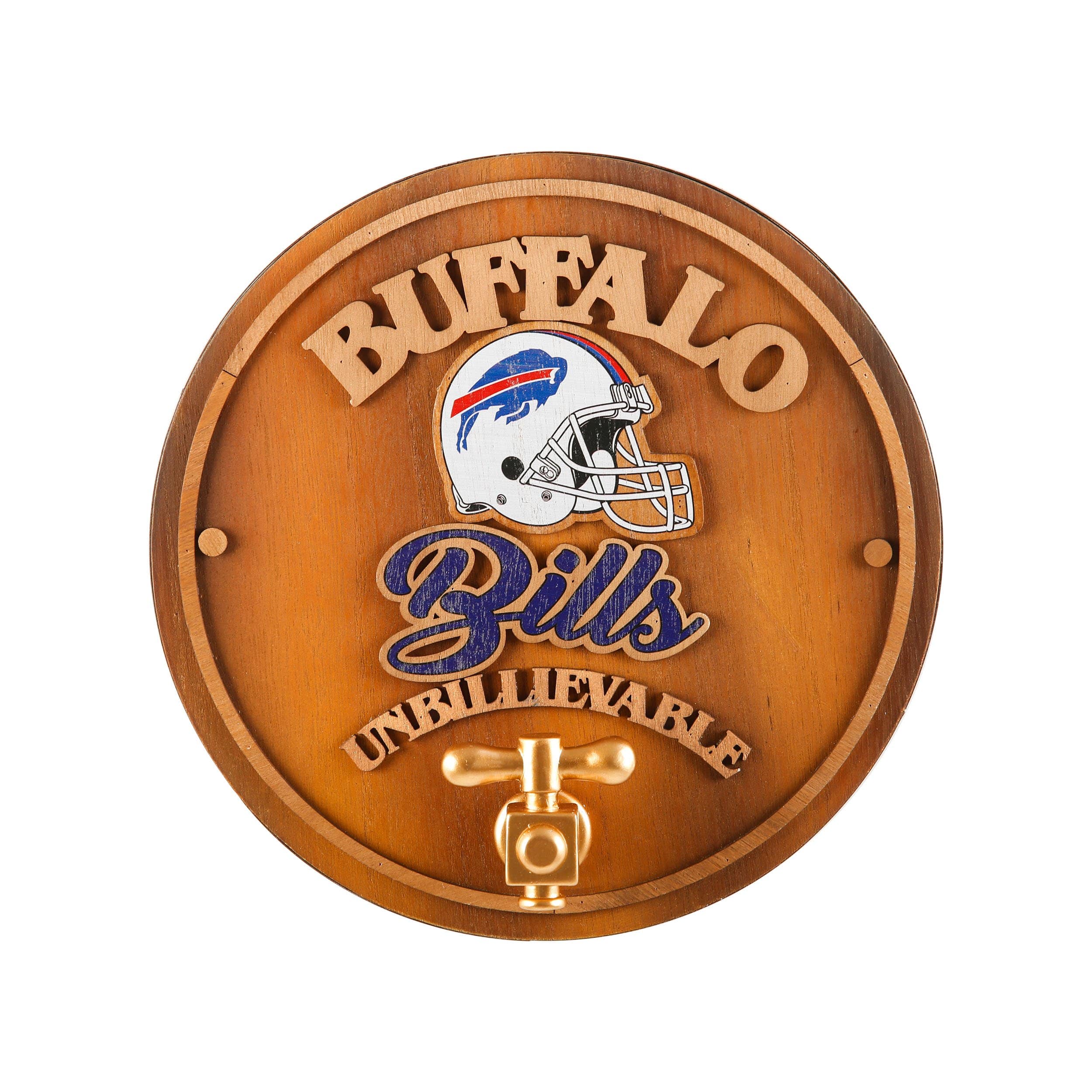 Buffalo Bills NFL Keg Tap Sign