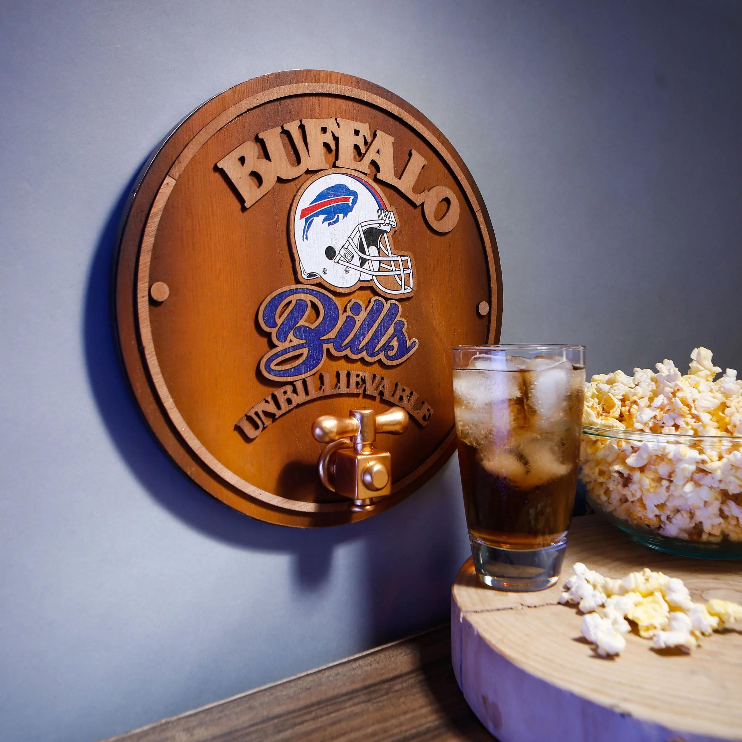 Buffalo Bills NFL Keg Tap Sign - Image 3
