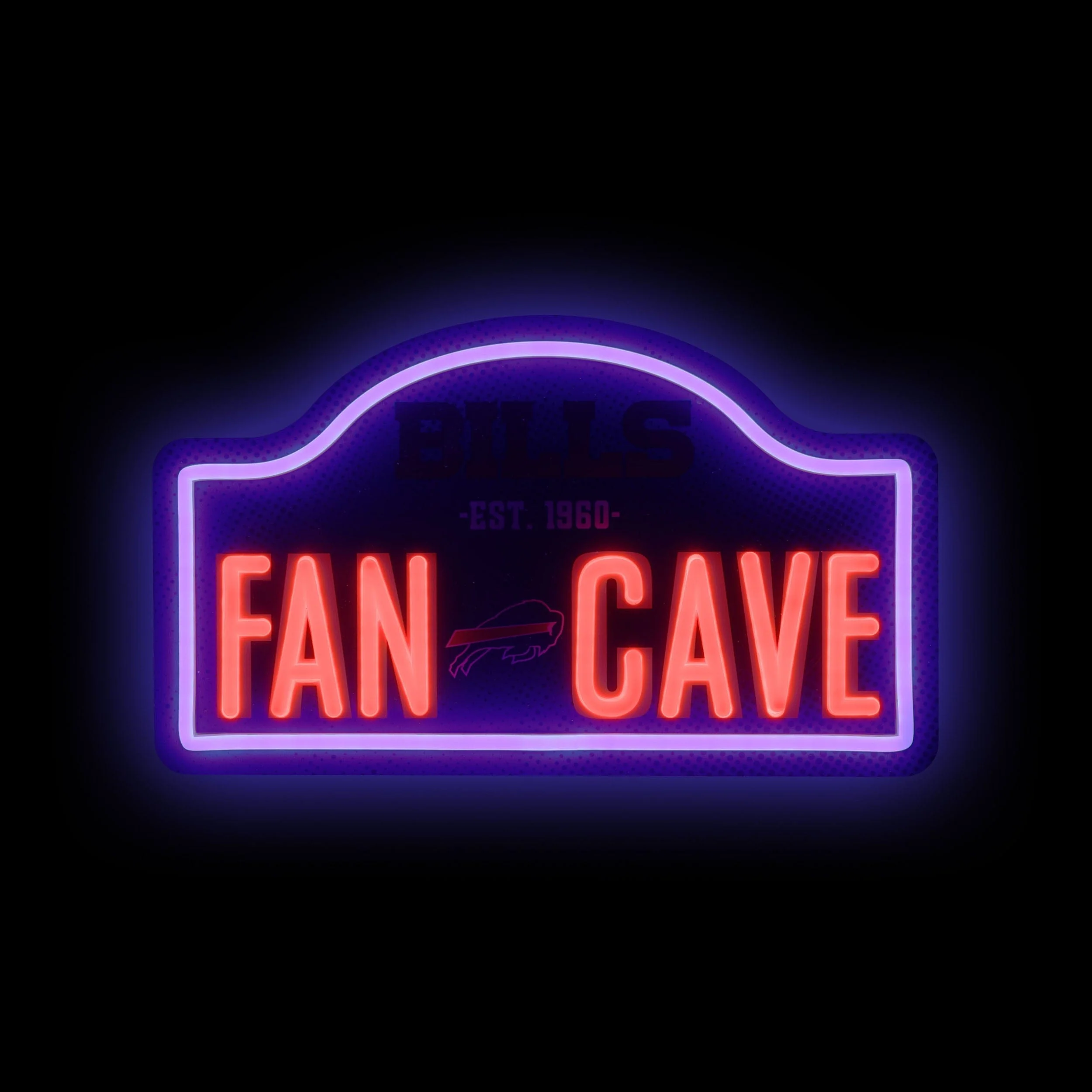 Buffalo Bills NFL LED Neon Fancave Sign - Image 2