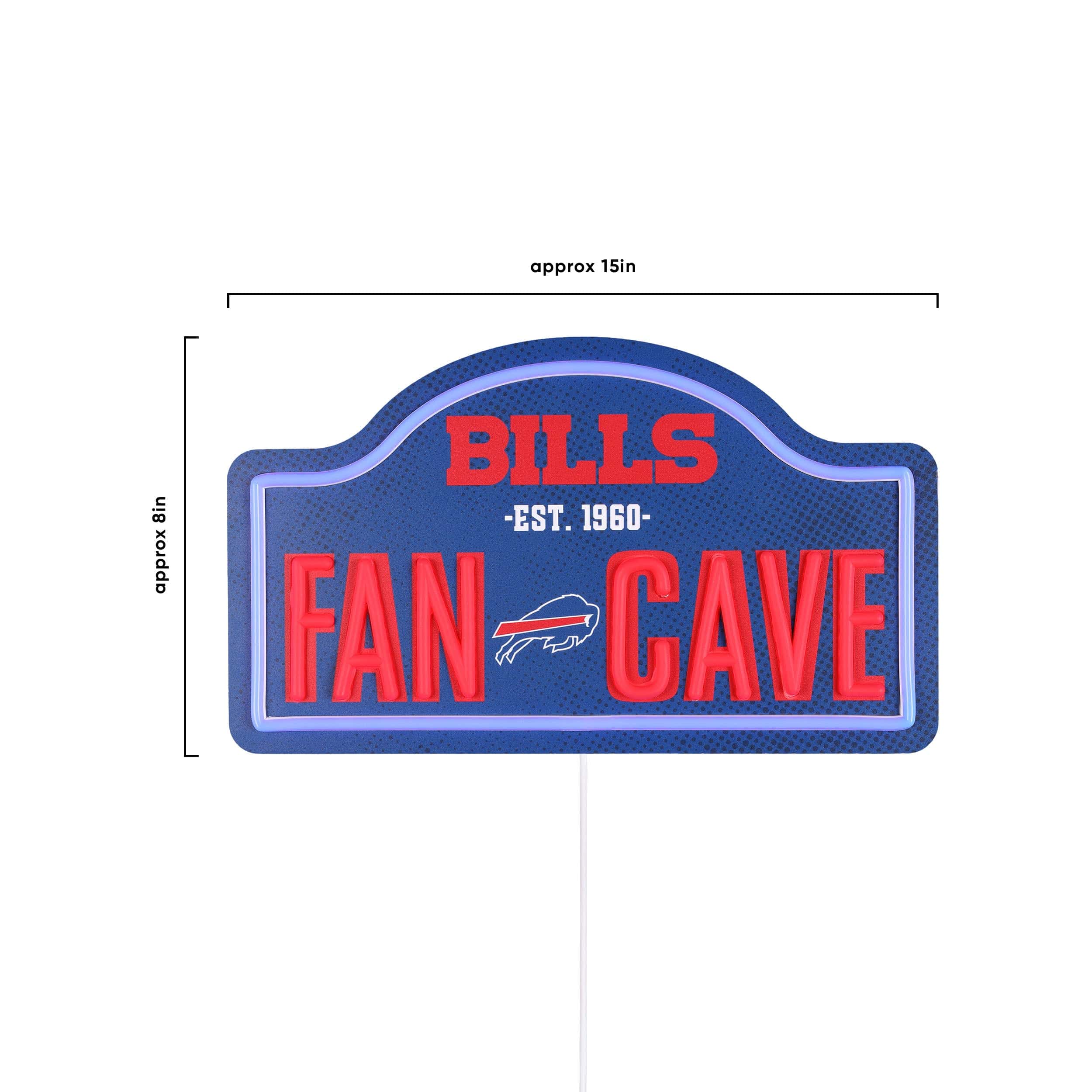 Buffalo Bills NFL LED Neon Fancave Sign - Image 4