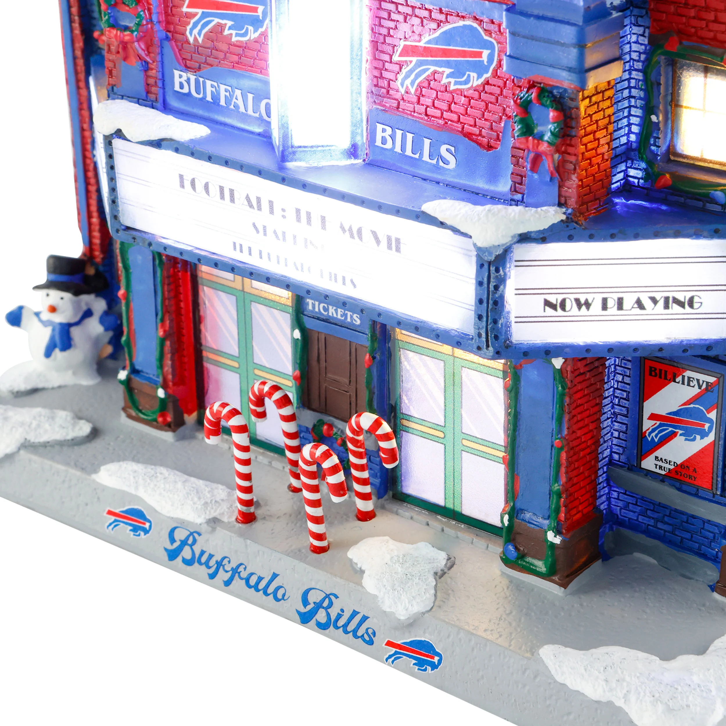 Buffalo Bills NFL Light Up Resin Team Theater - Image 2