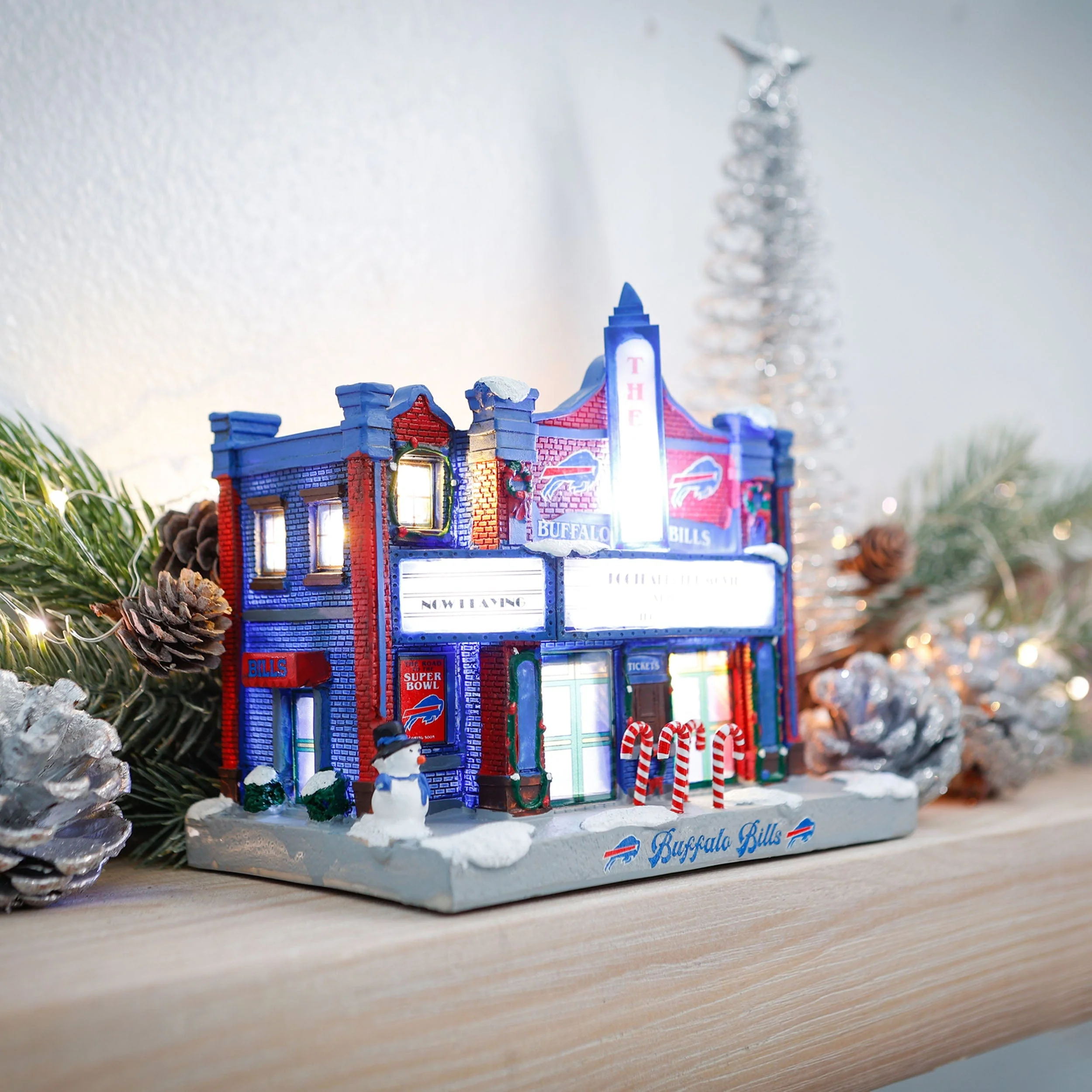 Buffalo Bills NFL Light Up Resin Team Theater - Image 5