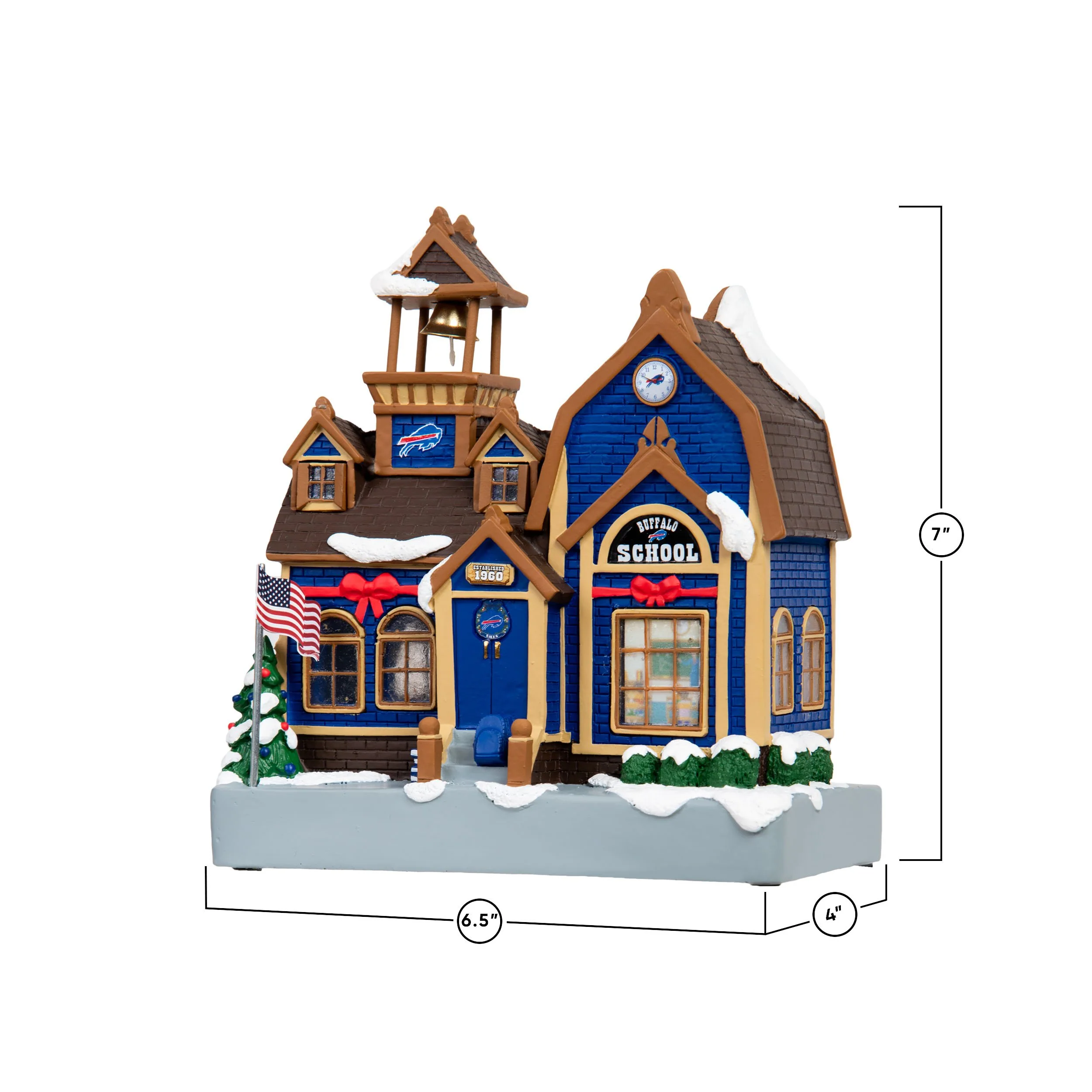 Buffalo Bills NFL Light Up Team Schoolhouse - Image 5