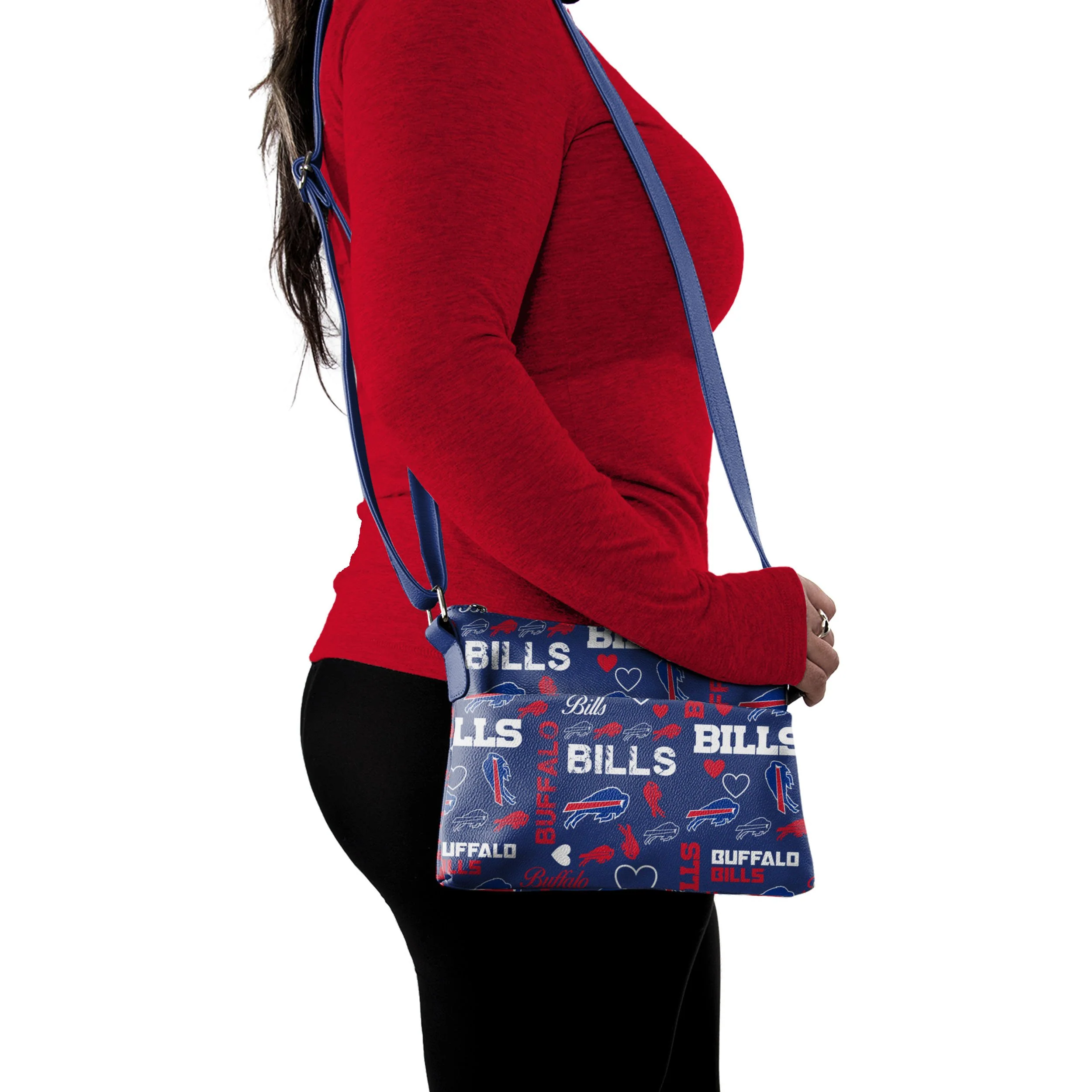Buffalo Bills NFL Logo Love Crossbody Purse - Image 2