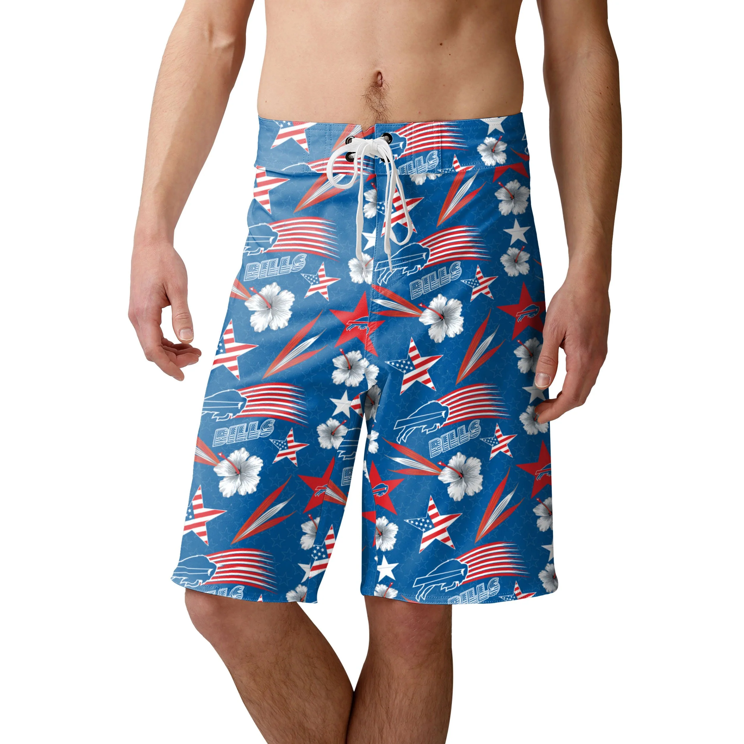 Buffalo Bills NFL Mens Americana Boardshorts - Image 2