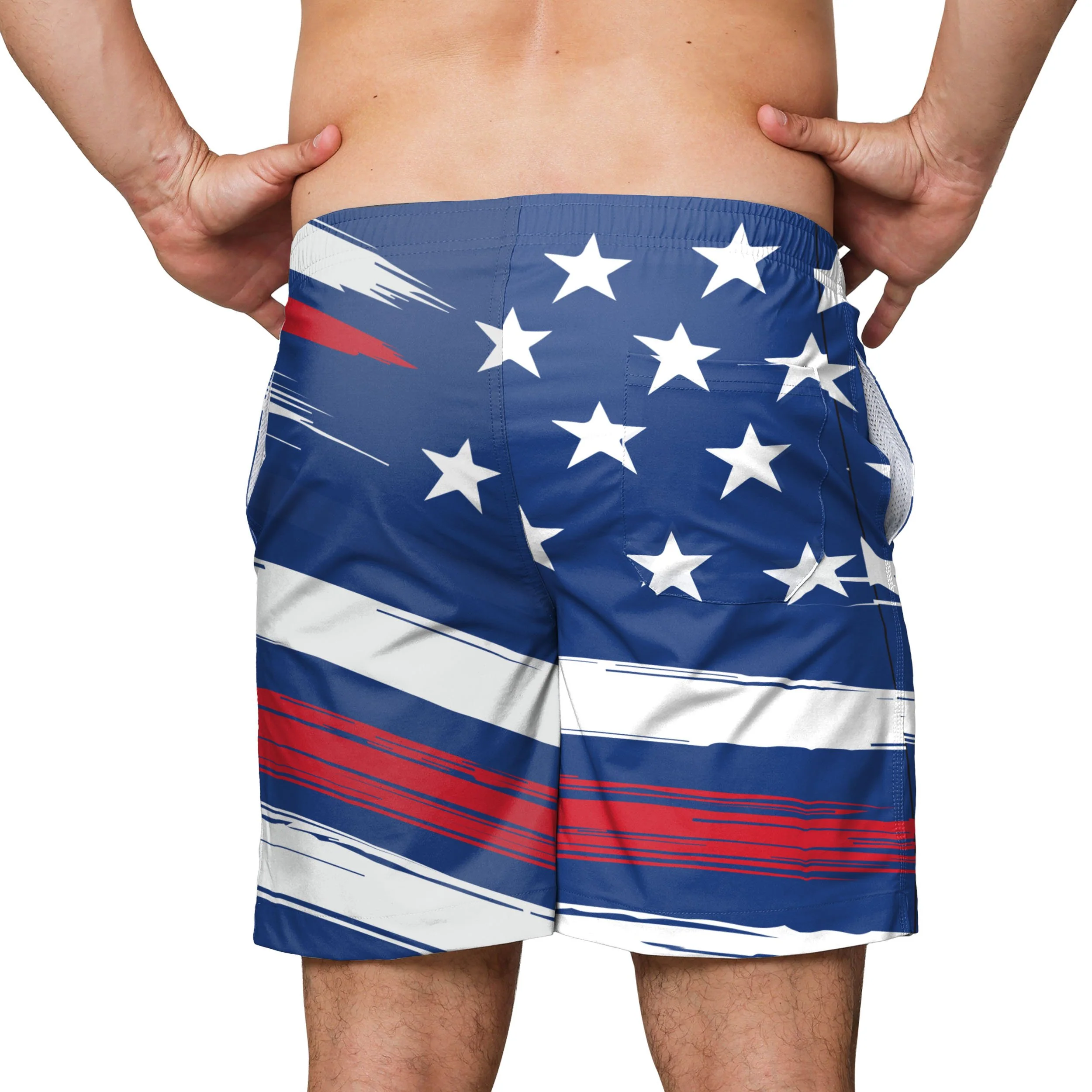 Buffalo Bills NFL Mens Americana Swimming Trunks - Image 3