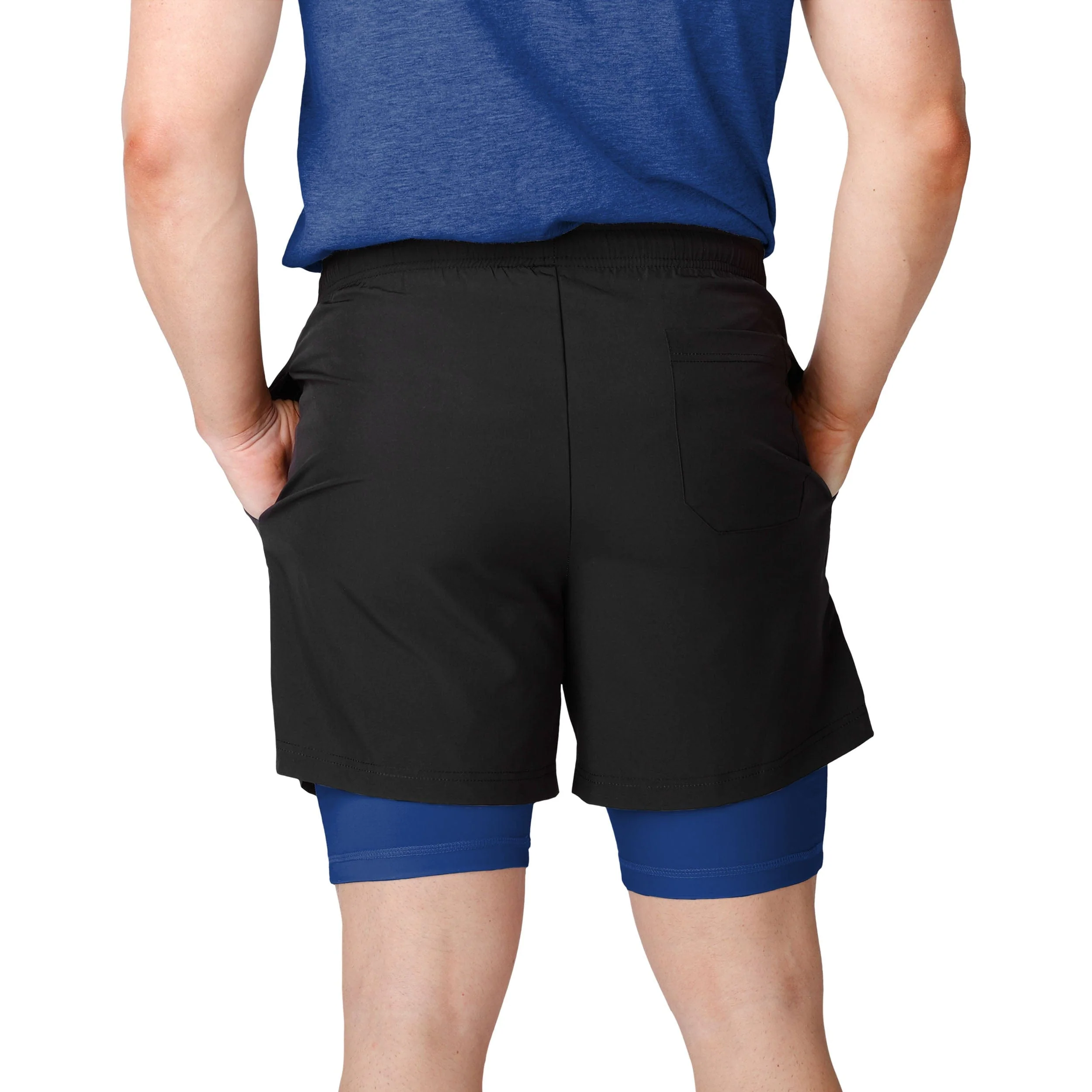 Buffalo Bills NFL Mens Black Team Color Lining Shorts - Image 3