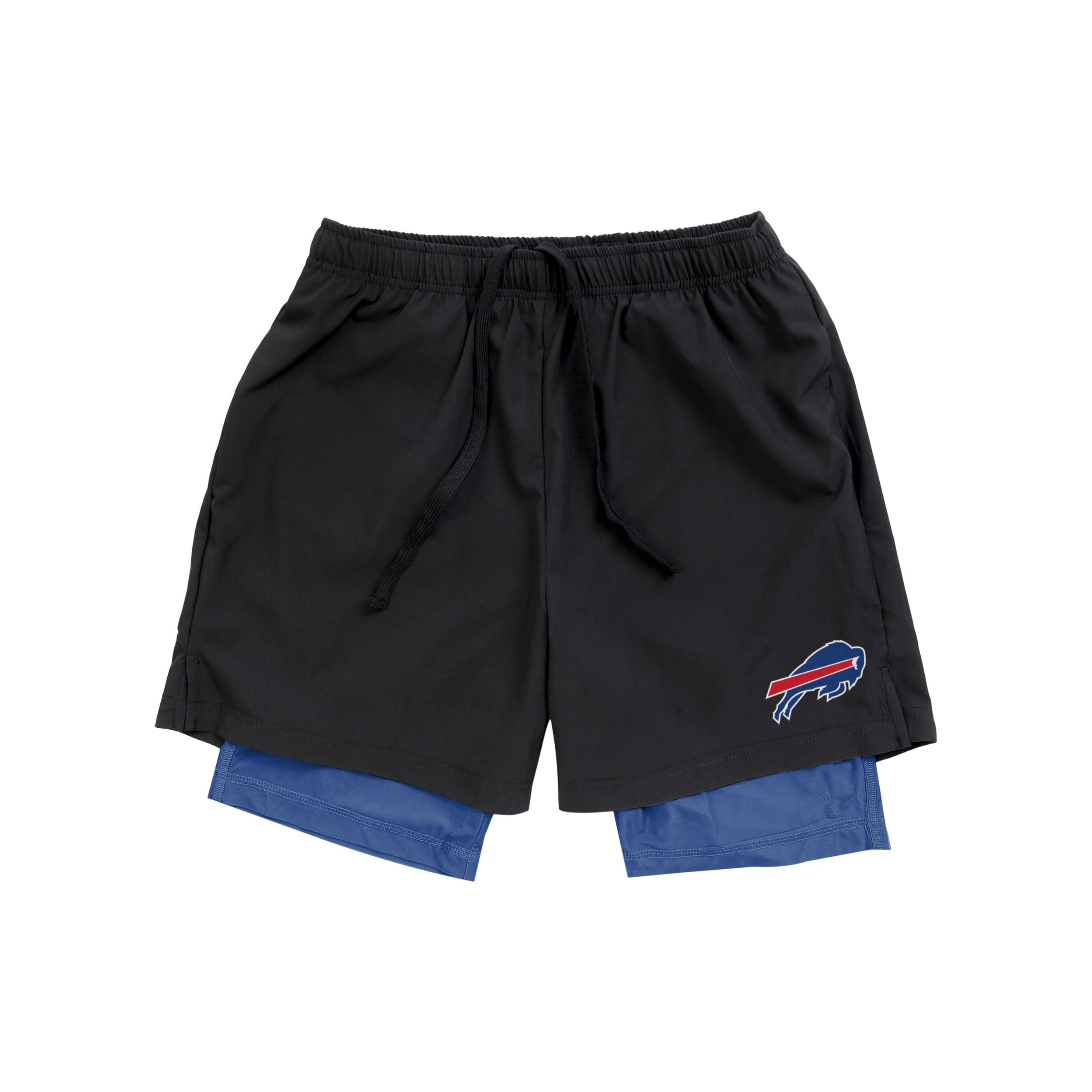 Buffalo Bills NFL Mens Black Team Color Lining Shorts - Image 4
