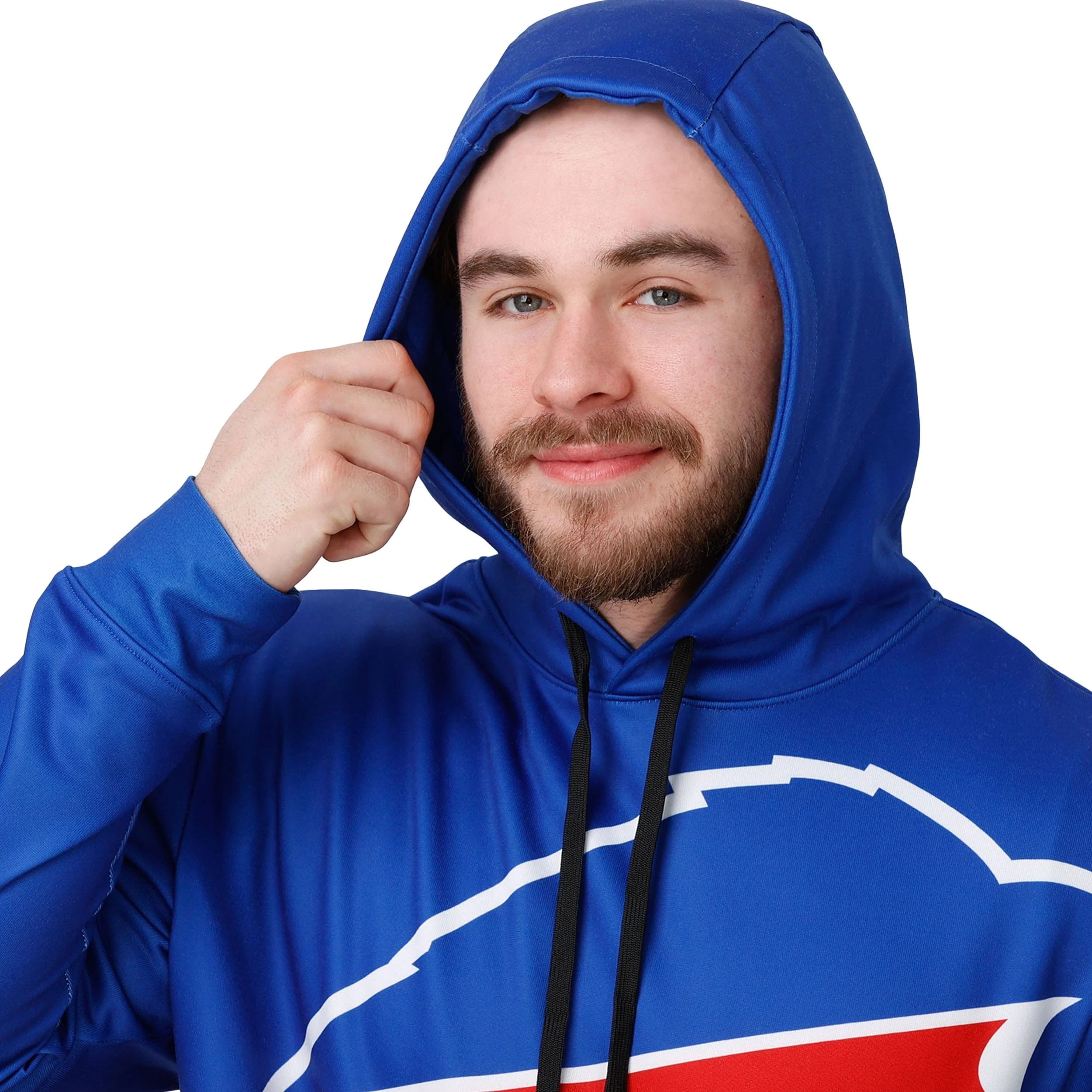 Buffalo Bills NFL Mens Bold Logo Hoodie - Image 4