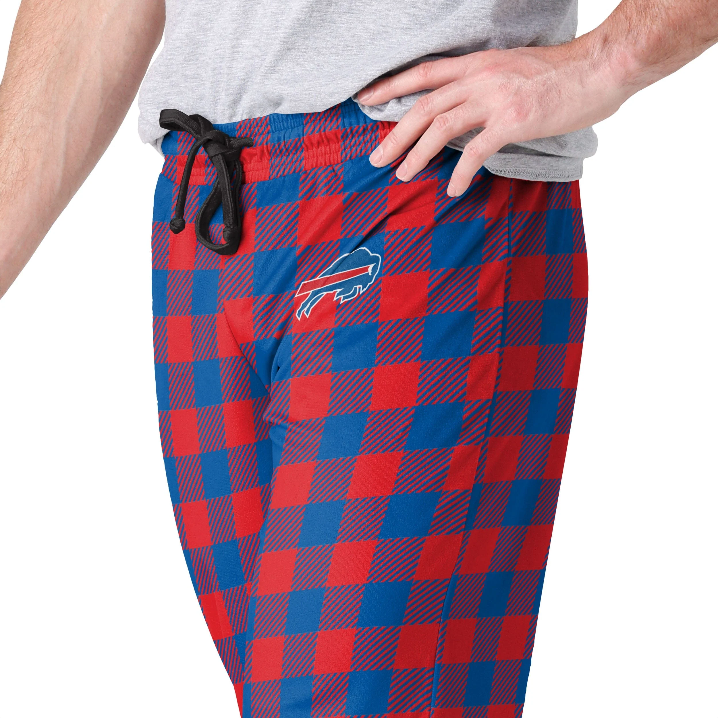 Buffalo Bills NFL Mens Buffalo Check Lounge Pants - Image 3