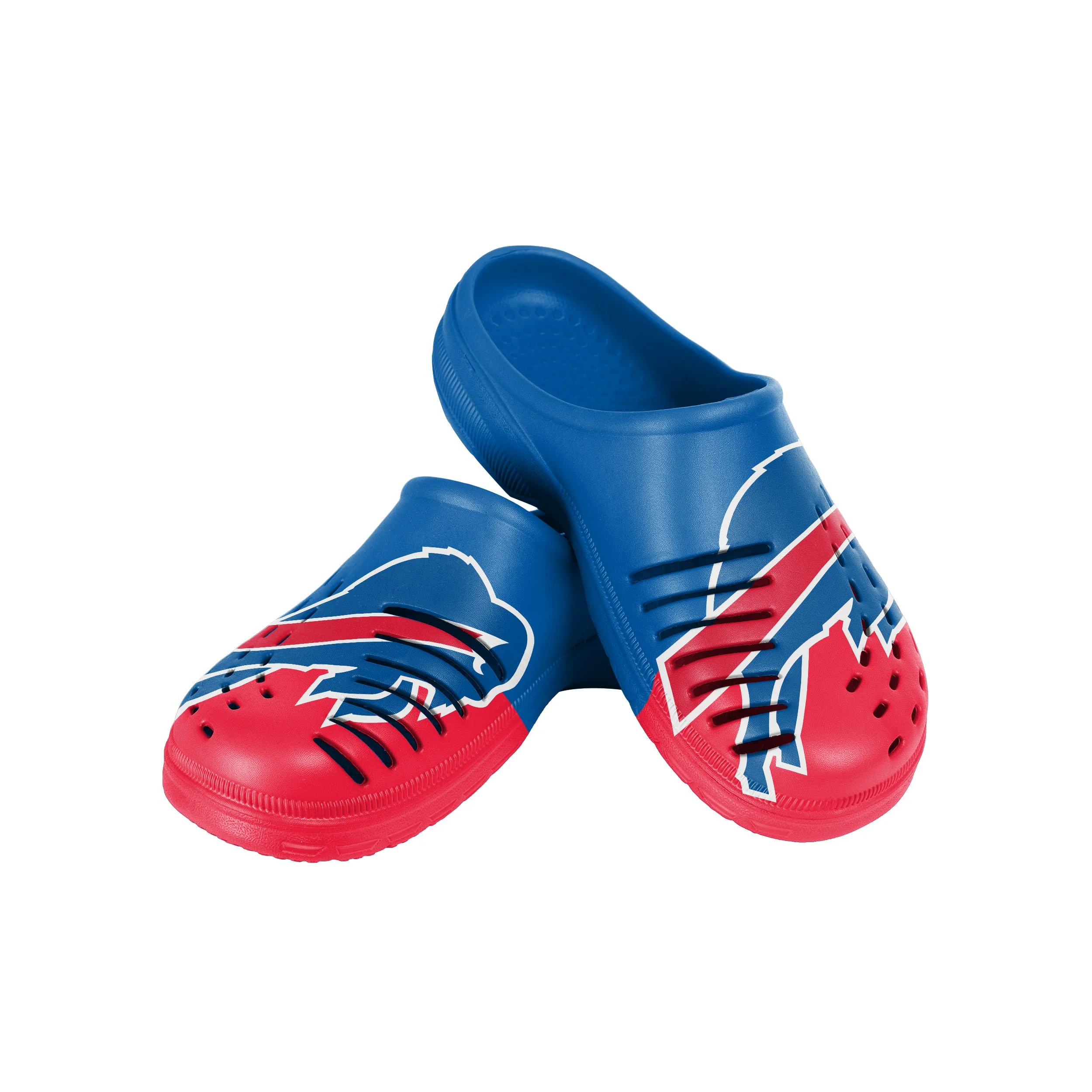 Buffalo Bills NFL Mens Colorblock Big Logo Clog