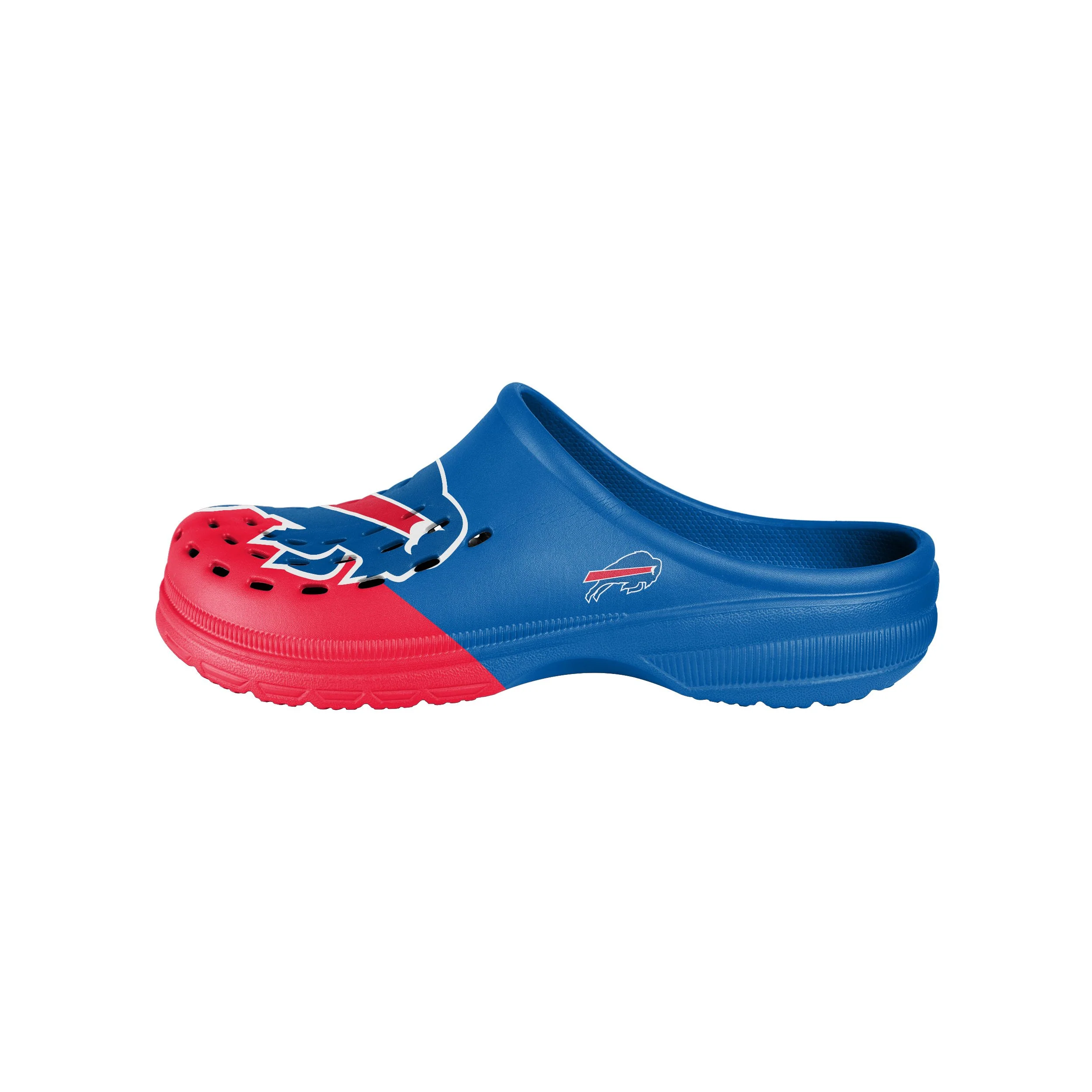 Buffalo Bills NFL Mens Colorblock Big Logo Clog - Image 2