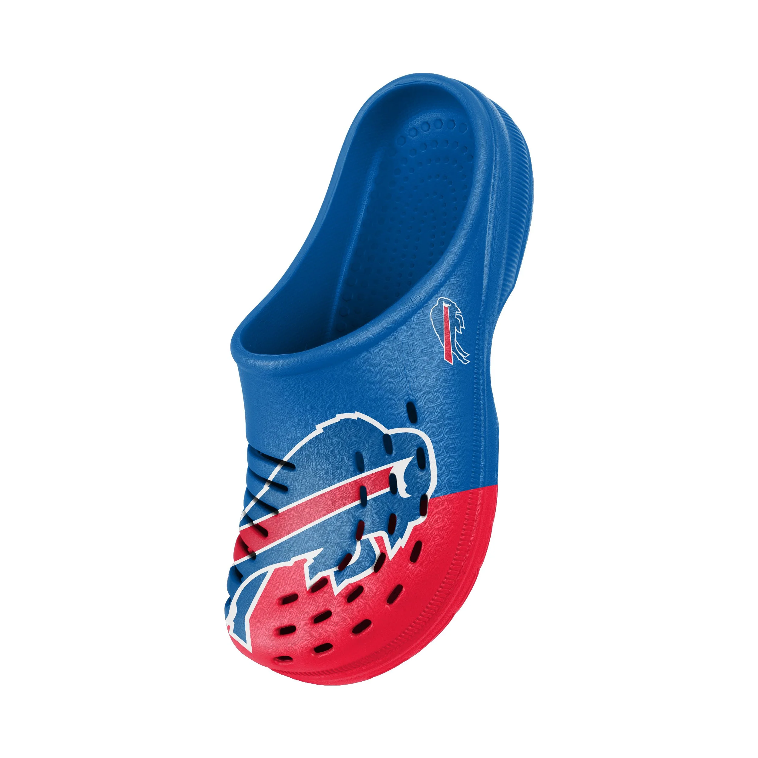 Buffalo Bills NFL Mens Colorblock Big Logo Clog - Image 3