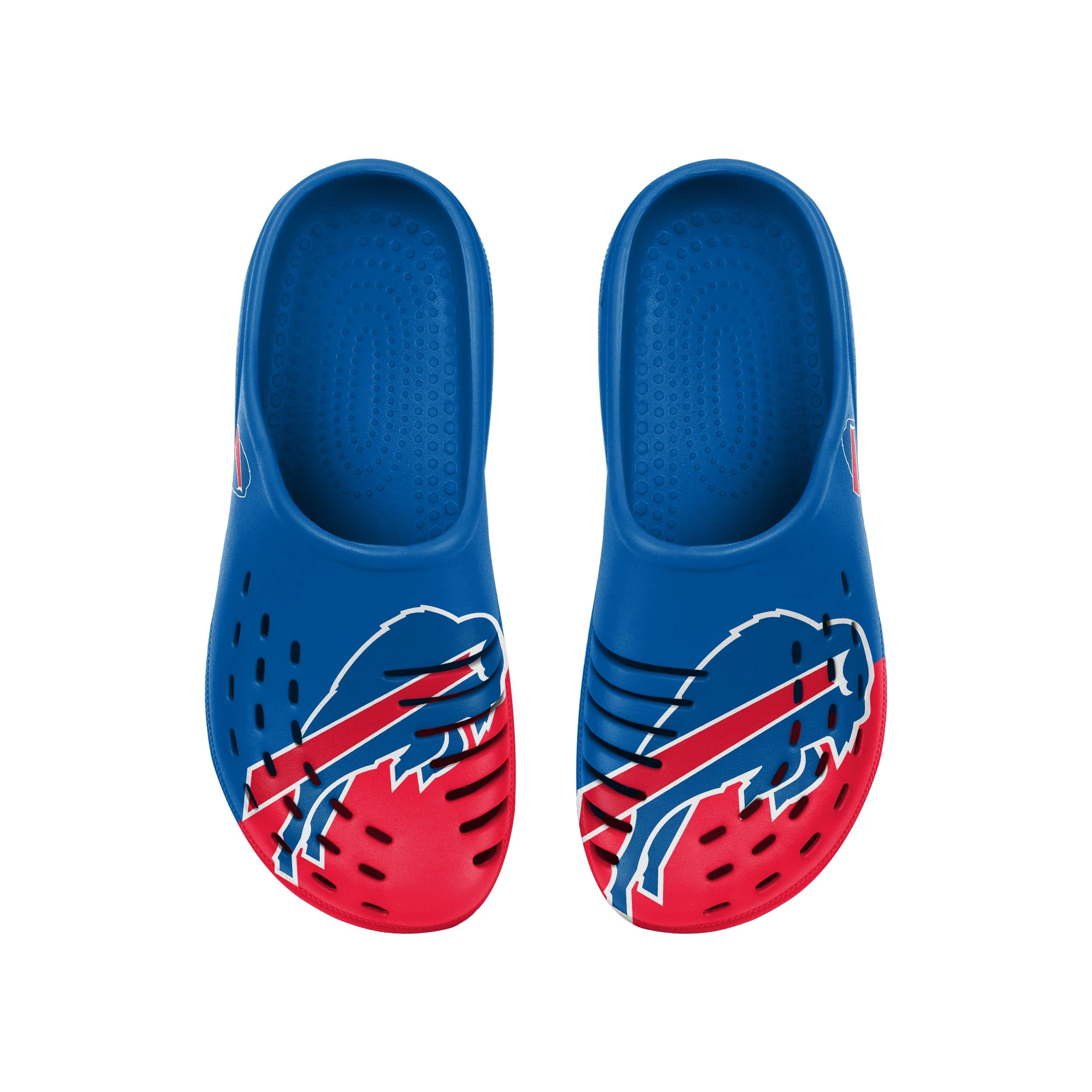 Buffalo Bills NFL Mens Colorblock Big Logo Clog - Image 4