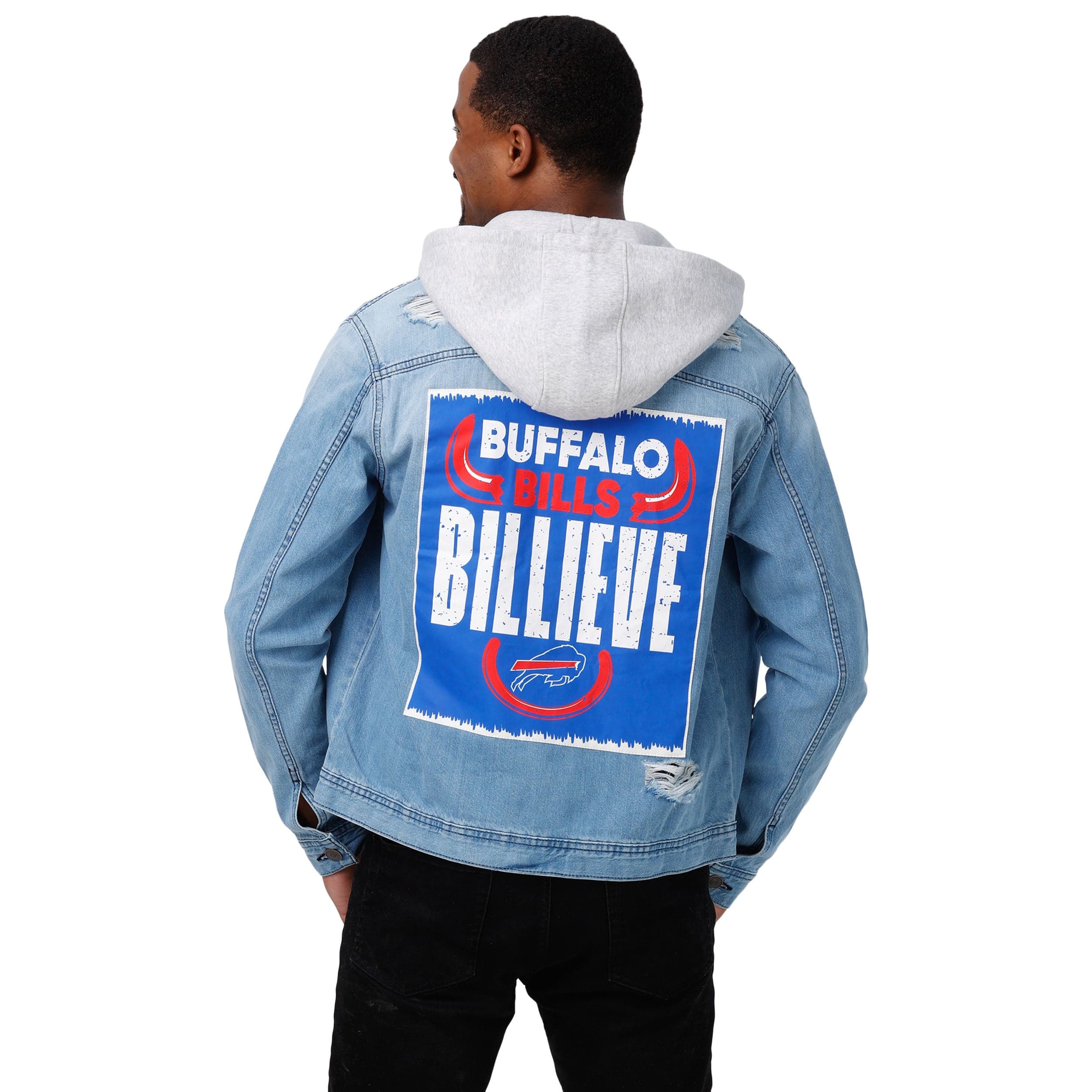 Buffalo Bills NFL Mens Denim Days Jacket - Image 2