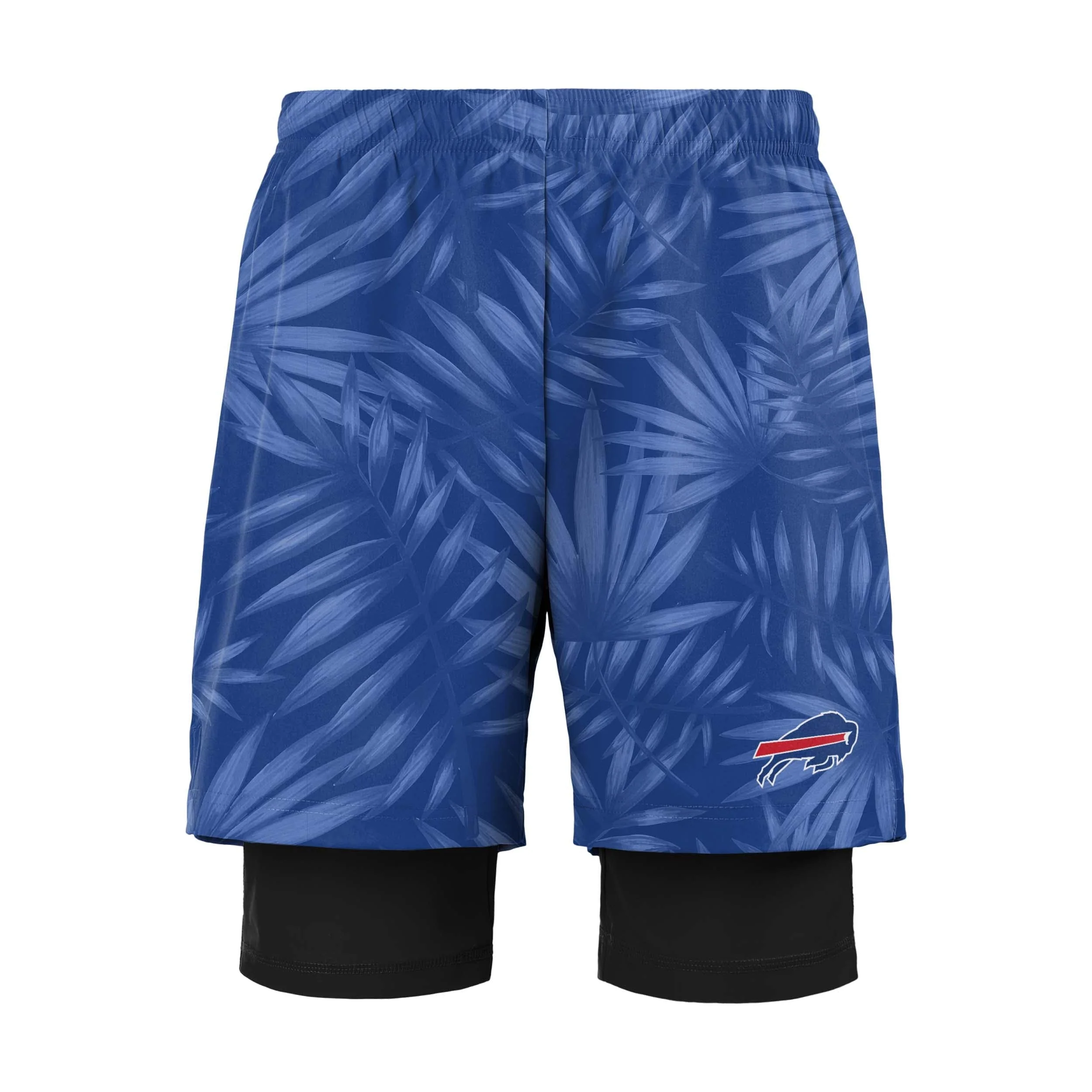 Buffalo Bills NFL Mens Floral Black Liner Shorts