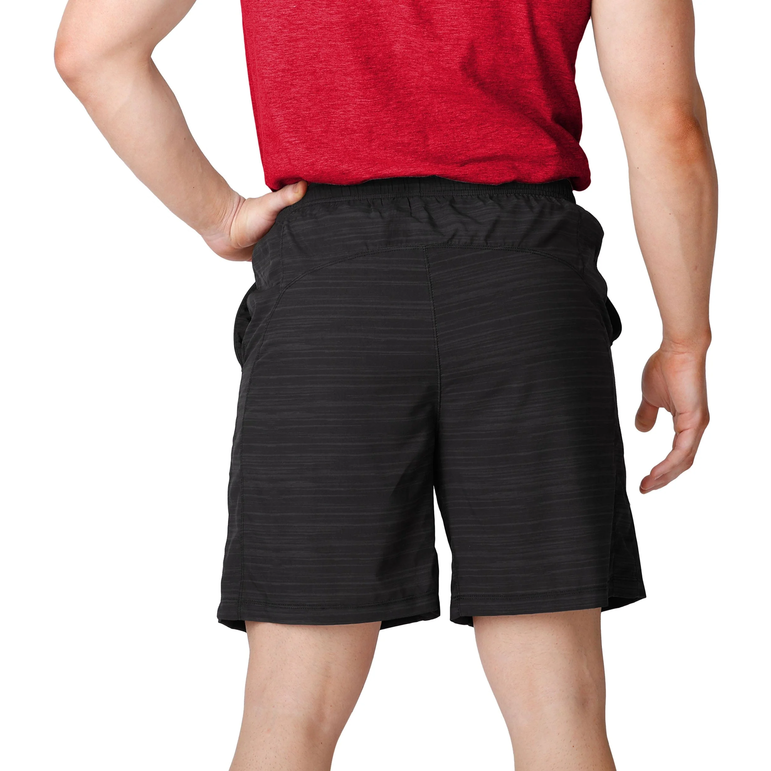 Buffalo Bills NFL Mens Heathered Black Woven Liner Shorts - Image 3