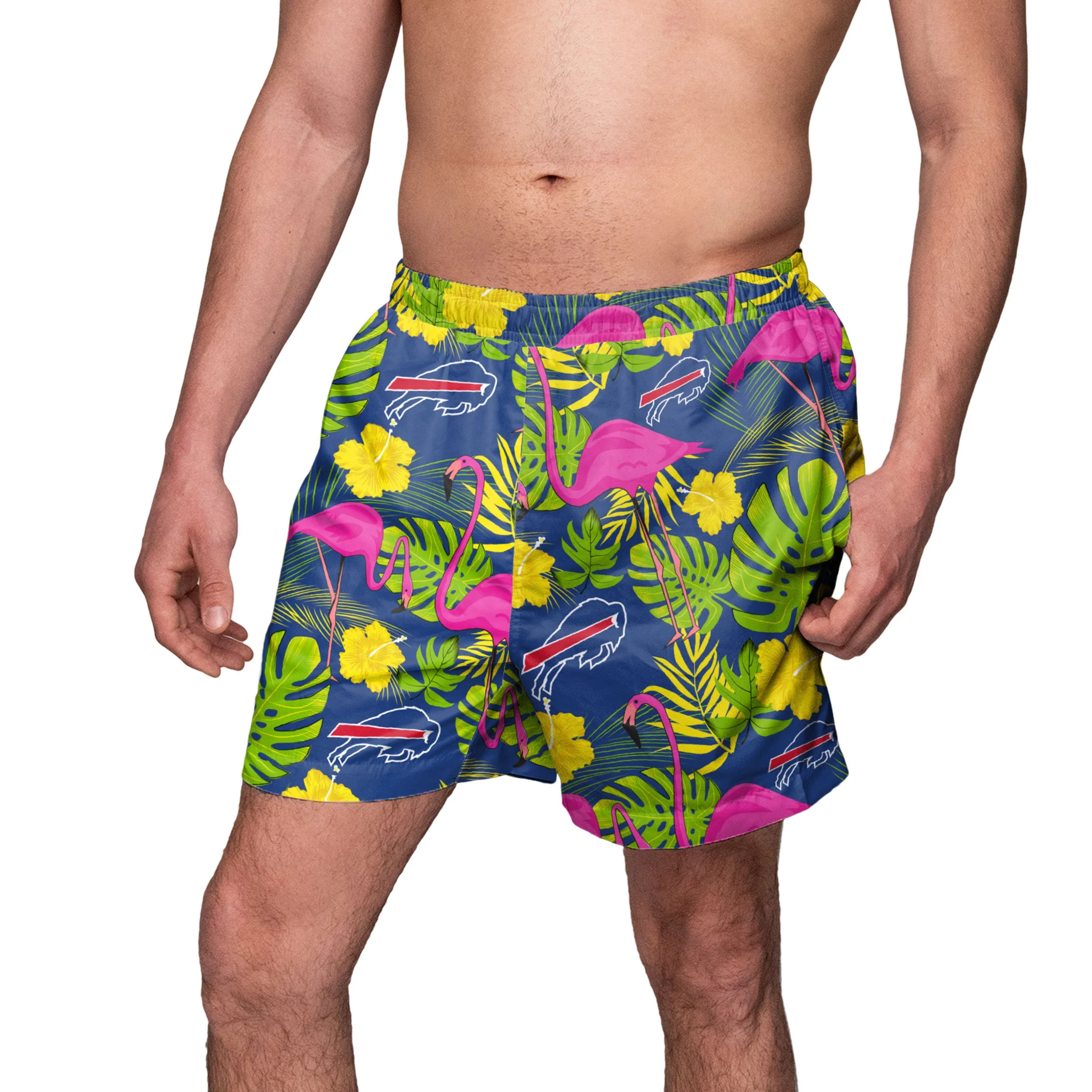 Buffalo Bills NFL Mens Highlights Swimming Trunks - Image 2