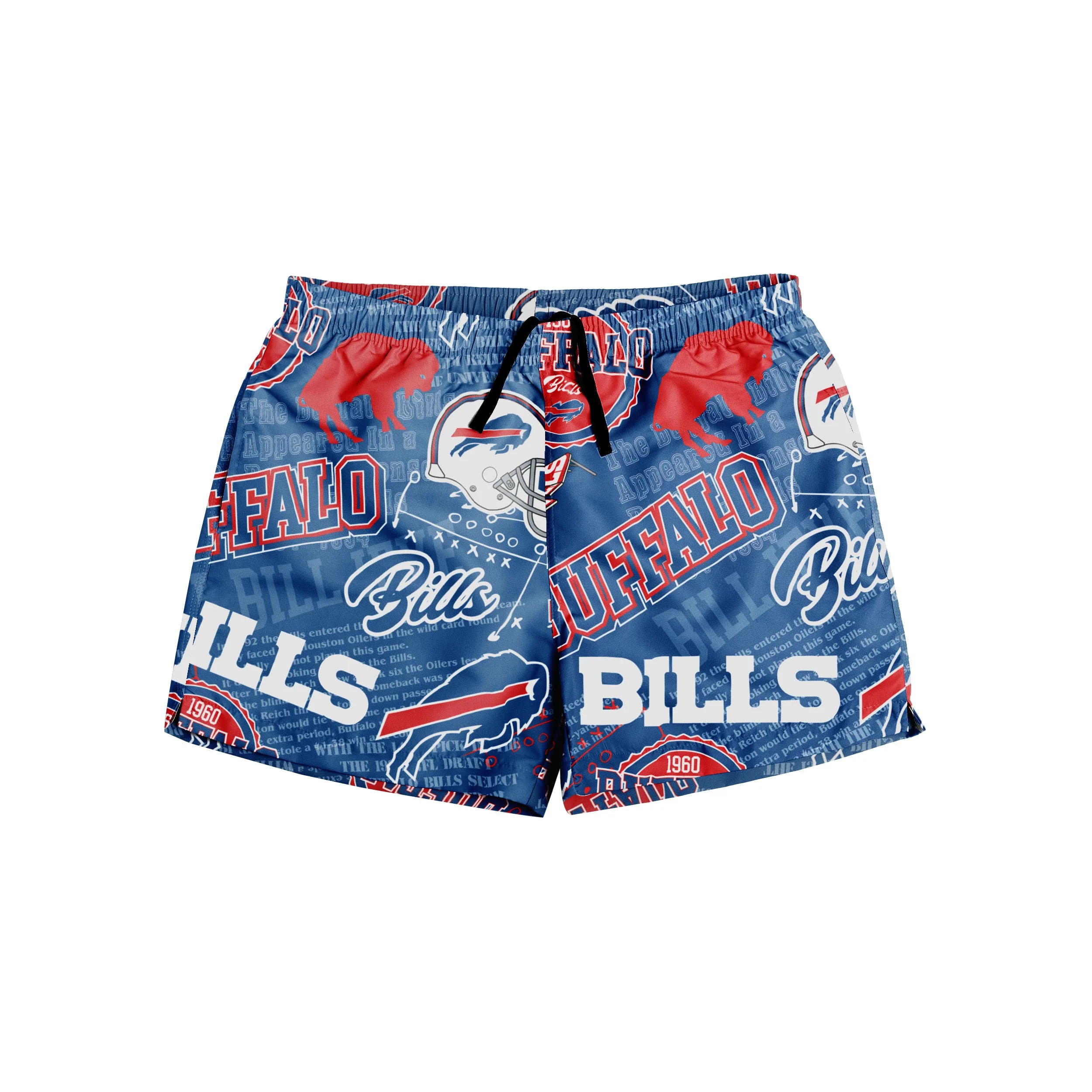 Buffalo Bills NFL Mens Logo Rush Swimming Trunks - Image 4