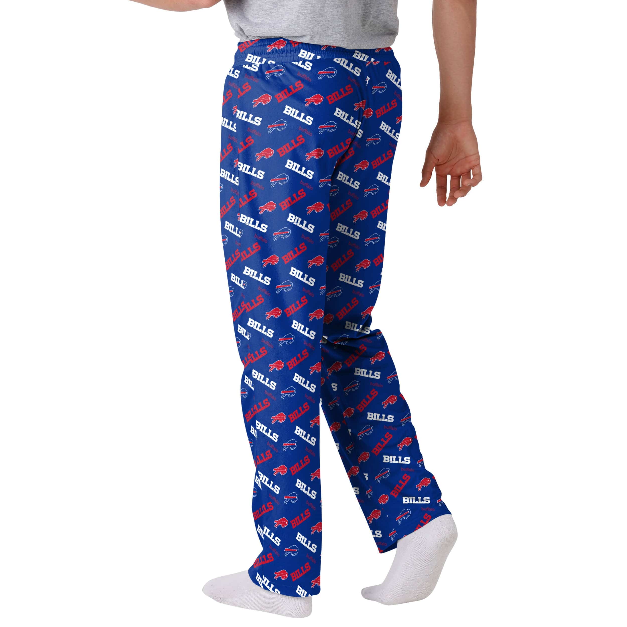 Buffalo Bills NFL Mens Repeat Print Lounge Pants - Image 2