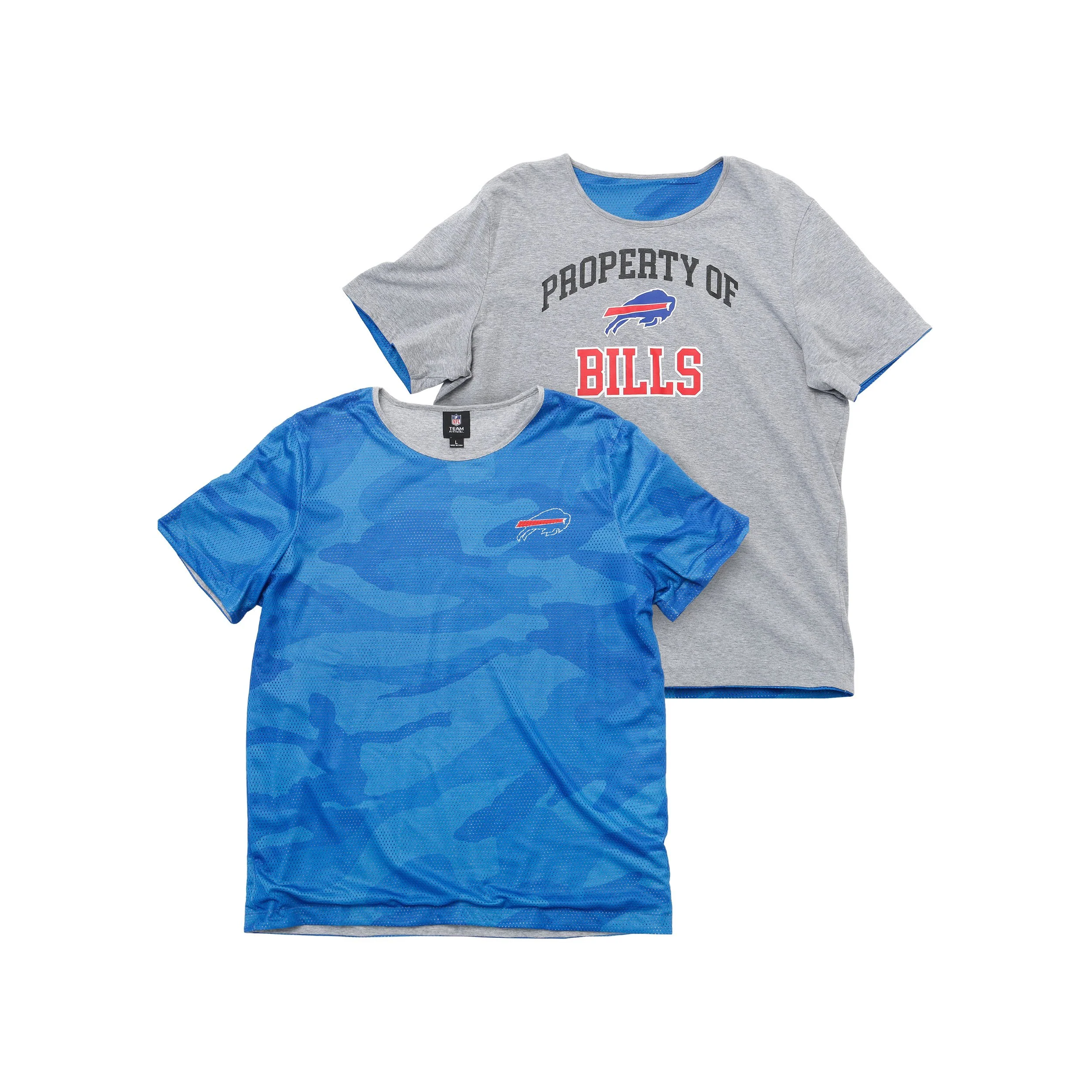 Buffalo Bills NFL Mens Reversible Mesh Matchup T-Shirt - Image 2