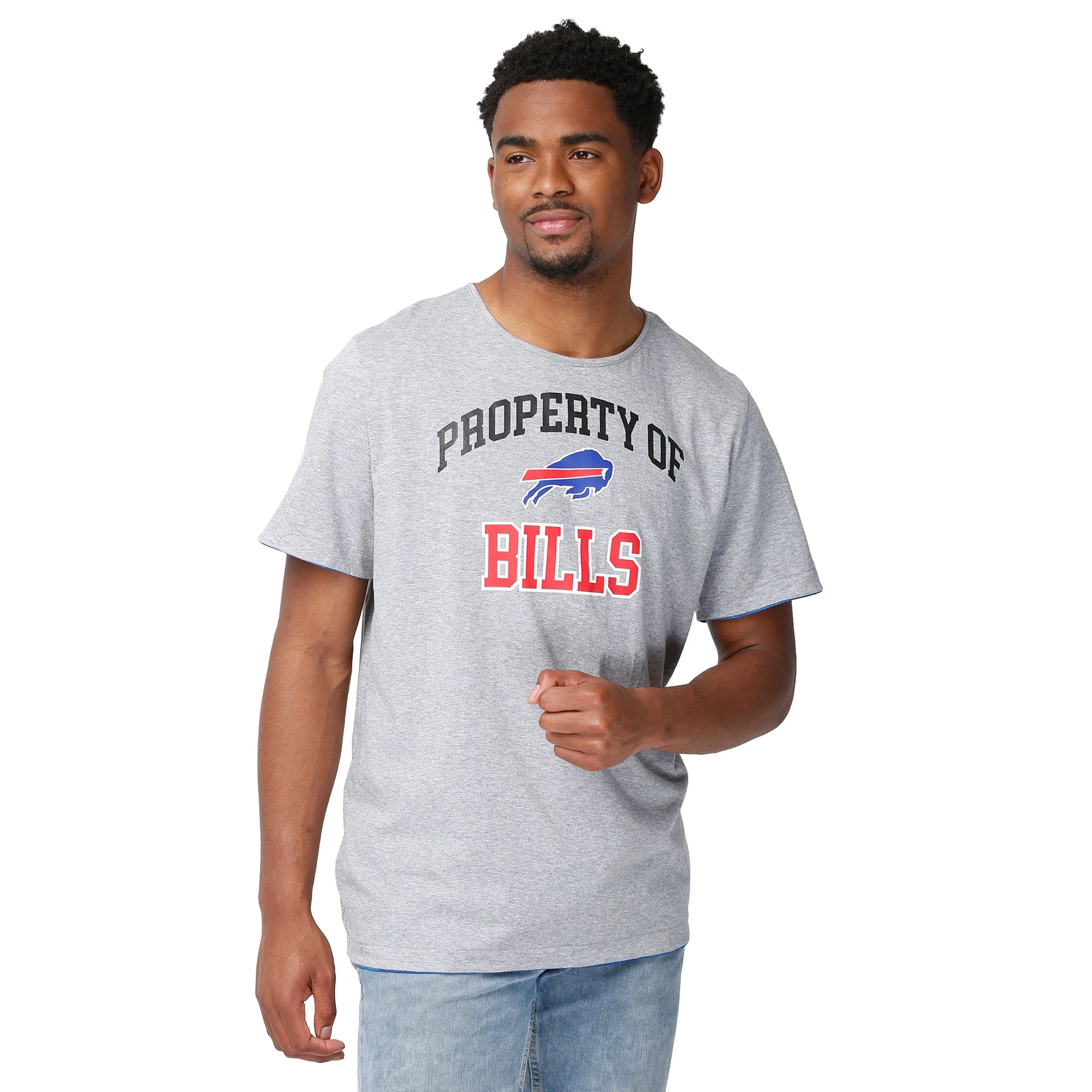 Buffalo Bills NFL Mens Reversible Mesh Matchup T-Shirt - Image 3
